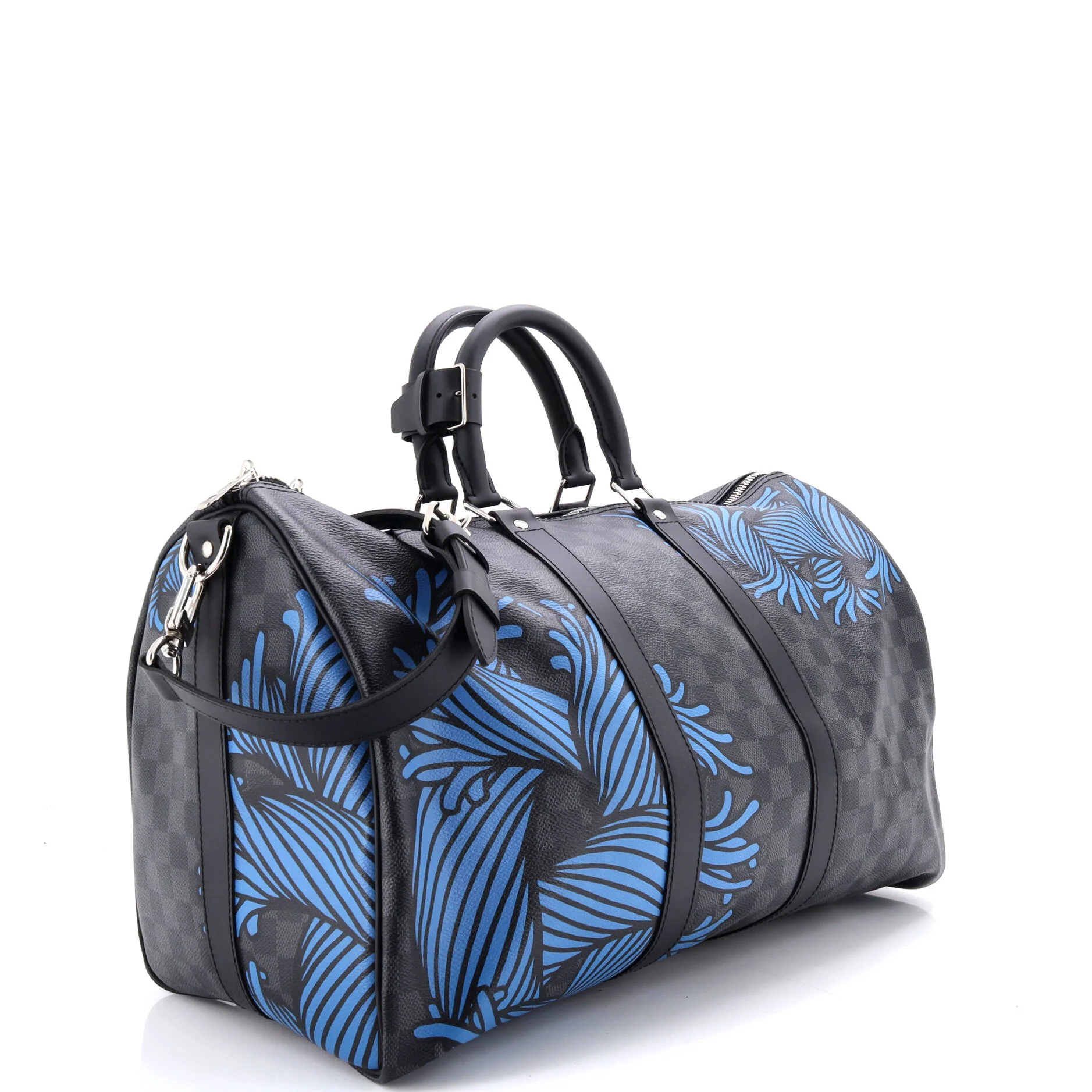 Keepall Bandouliere Bag Limited Edition Nemeth Damier Graphite 45 - Image 2