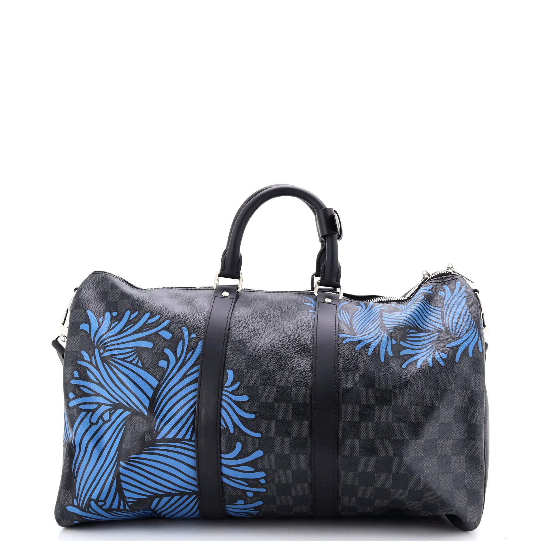 Keepall Bandouliere Bag Limited Edition Nemeth Damier Graphite 45 - Image 3