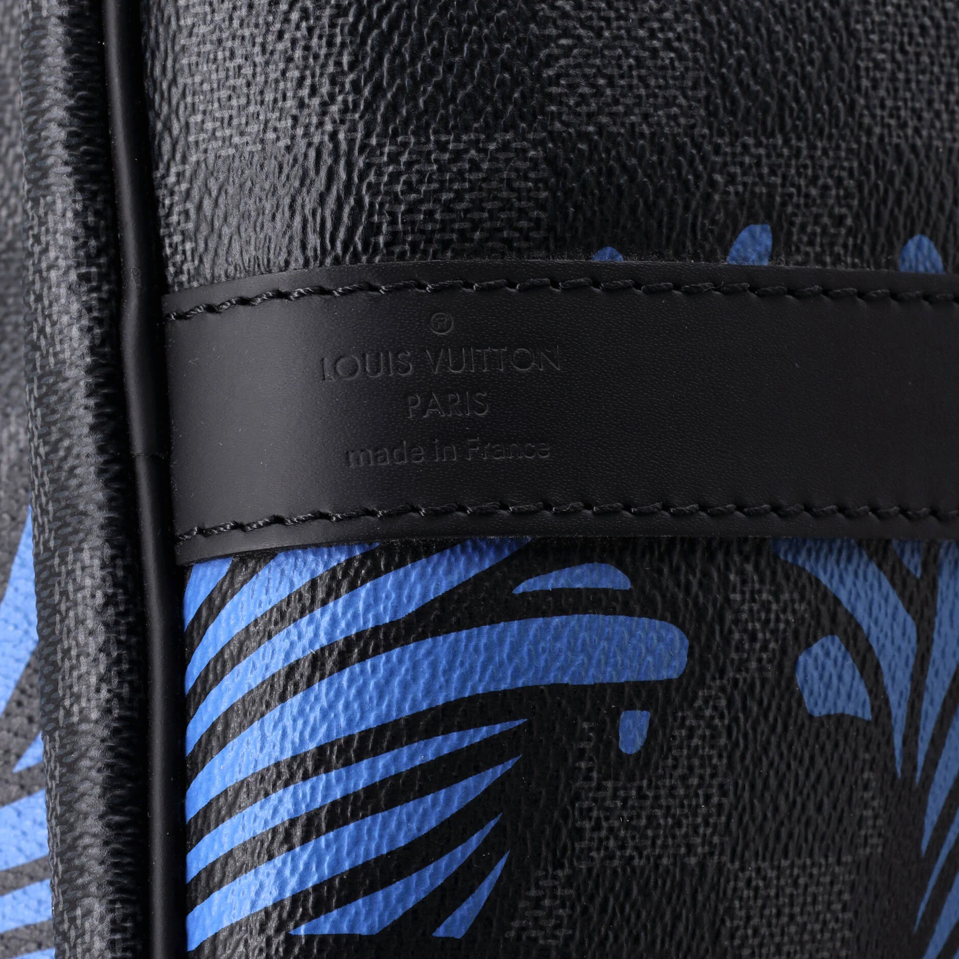 Keepall Bandouliere Bag Limited Edition Nemeth Damier Graphite 45 - Image 7