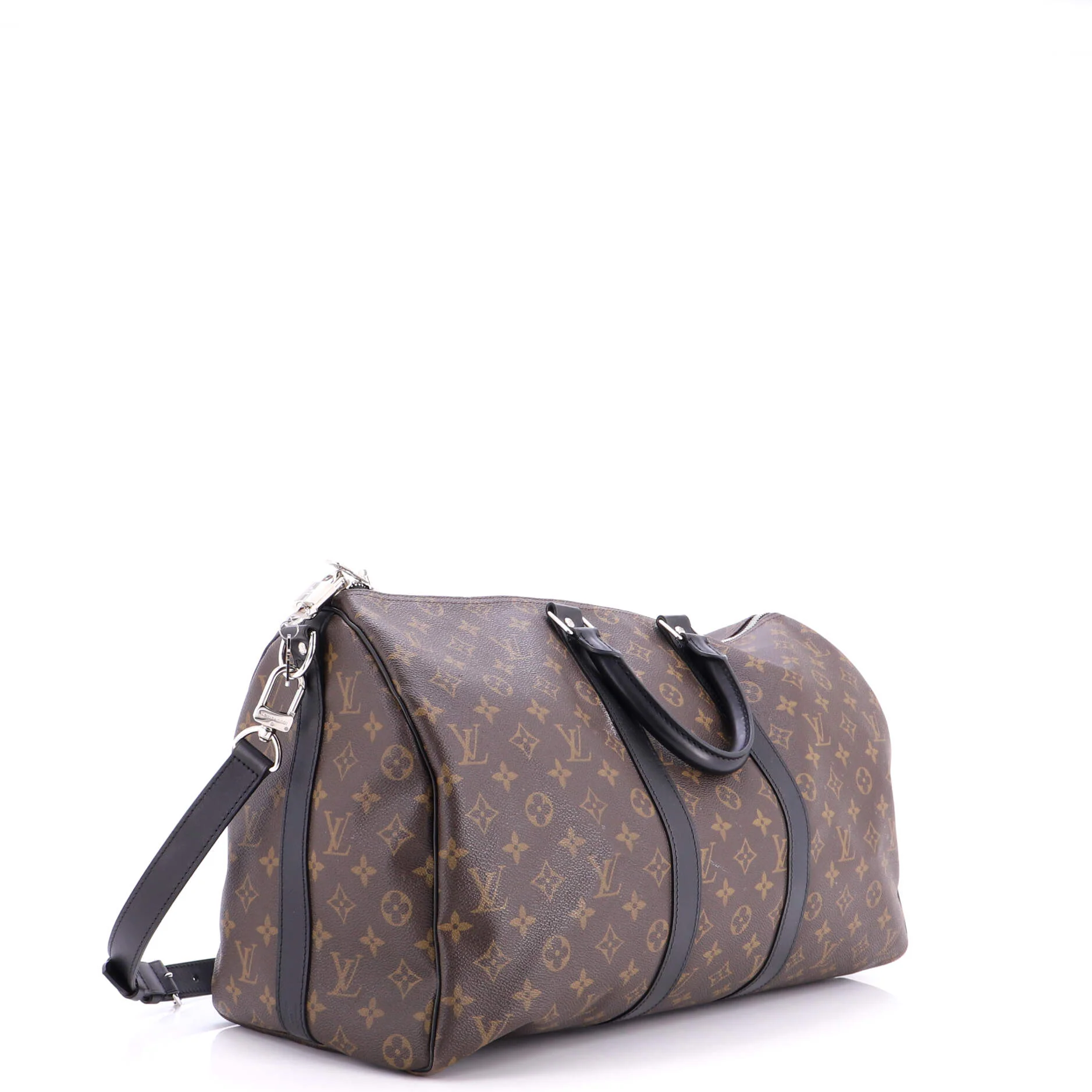 Keepall Bandouliere Bag Macassar Monogram Canvas 45 - Image 2