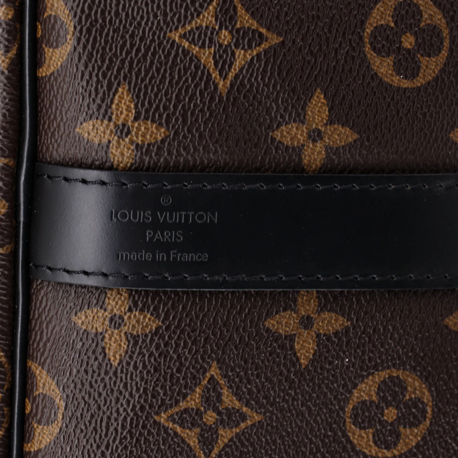 Keepall Bandouliere Bag Macassar Monogram Canvas 55 - Image 7