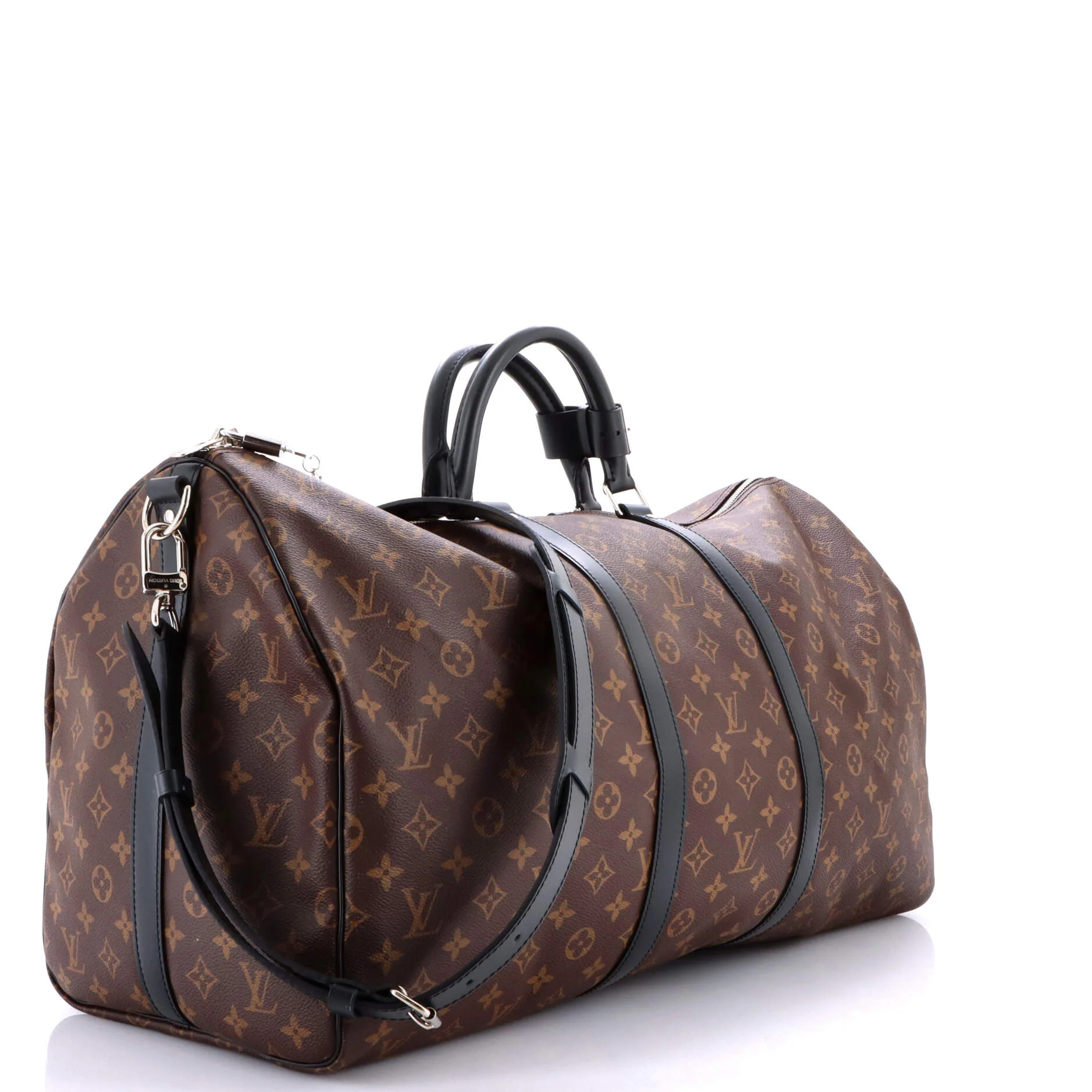 Keepall Bandouliere Bag Macassar Monogram Canvas 55 - Image 2