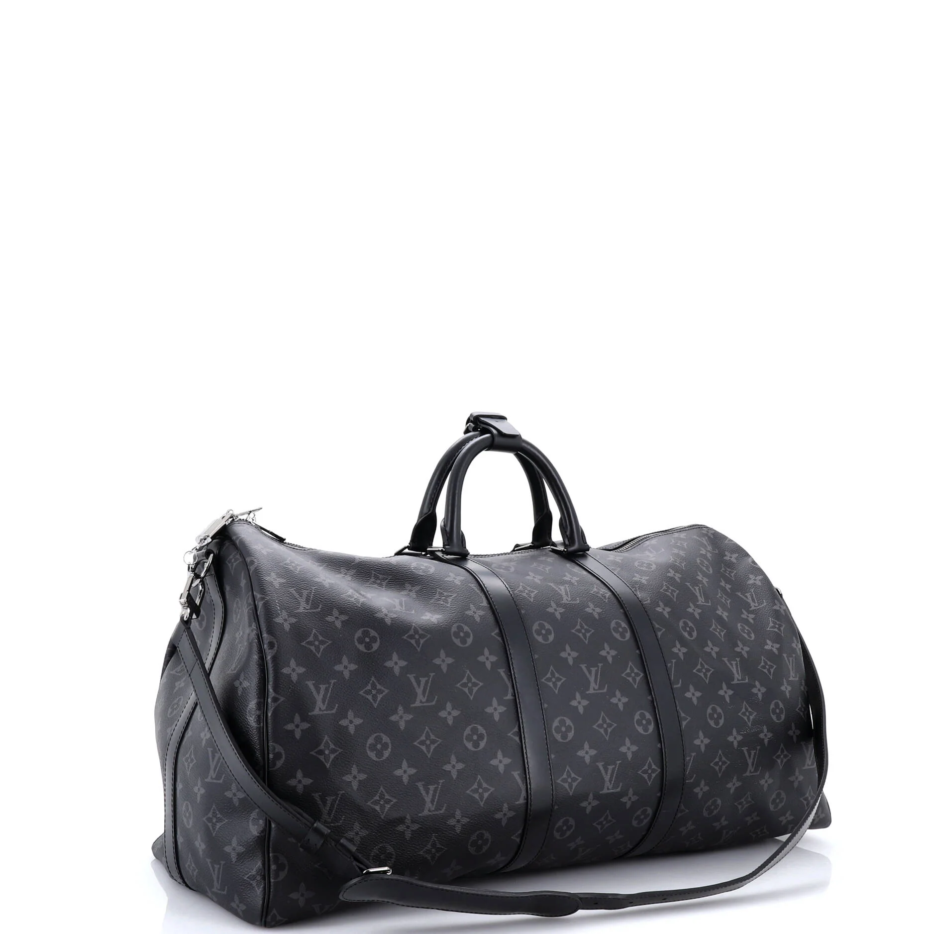 Keepall Bandouliere Bag Monogram Eclipse Canvas 55 - Image 2