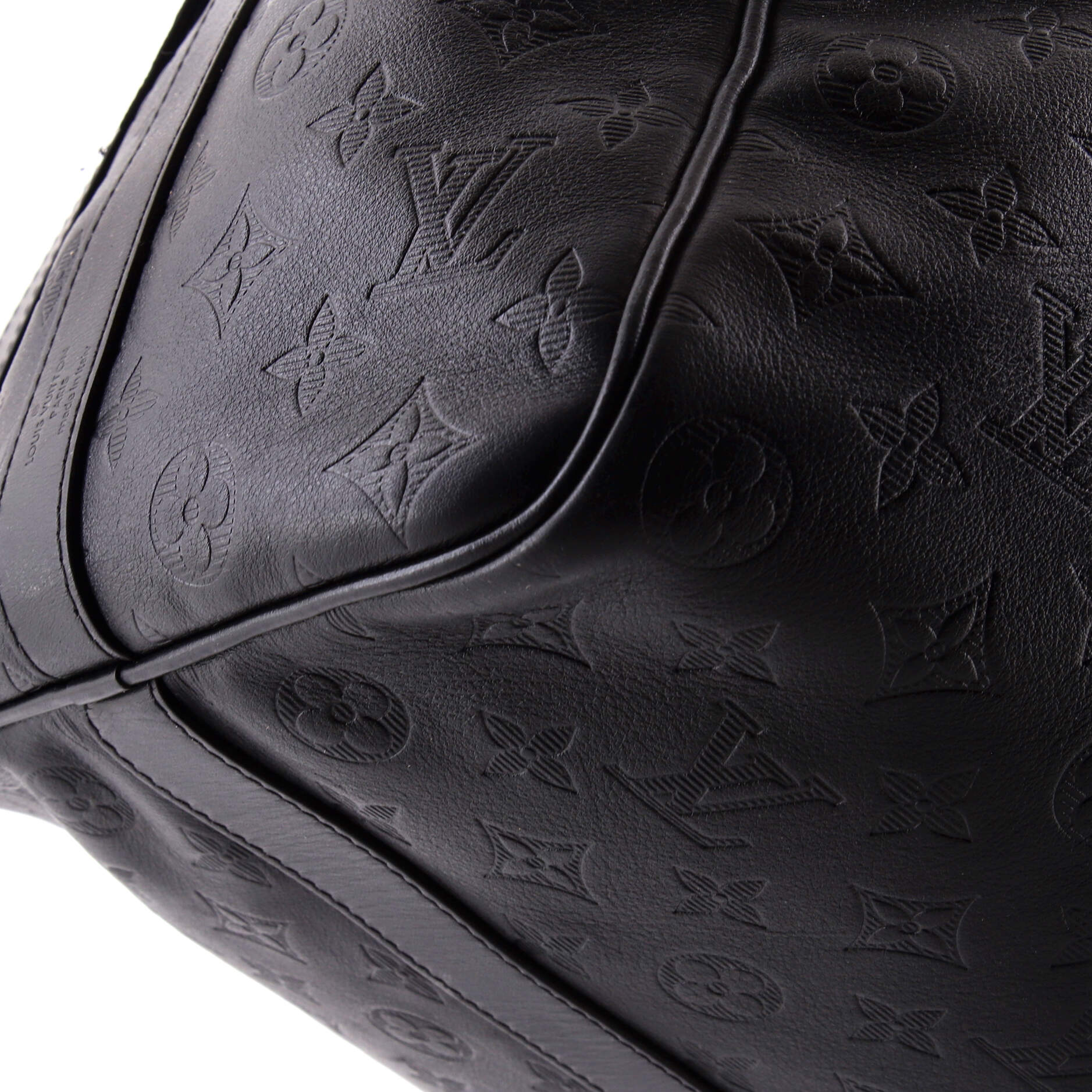 Keepall Bandouliere Bag Monogram Shadow Leather 50 - Image 6