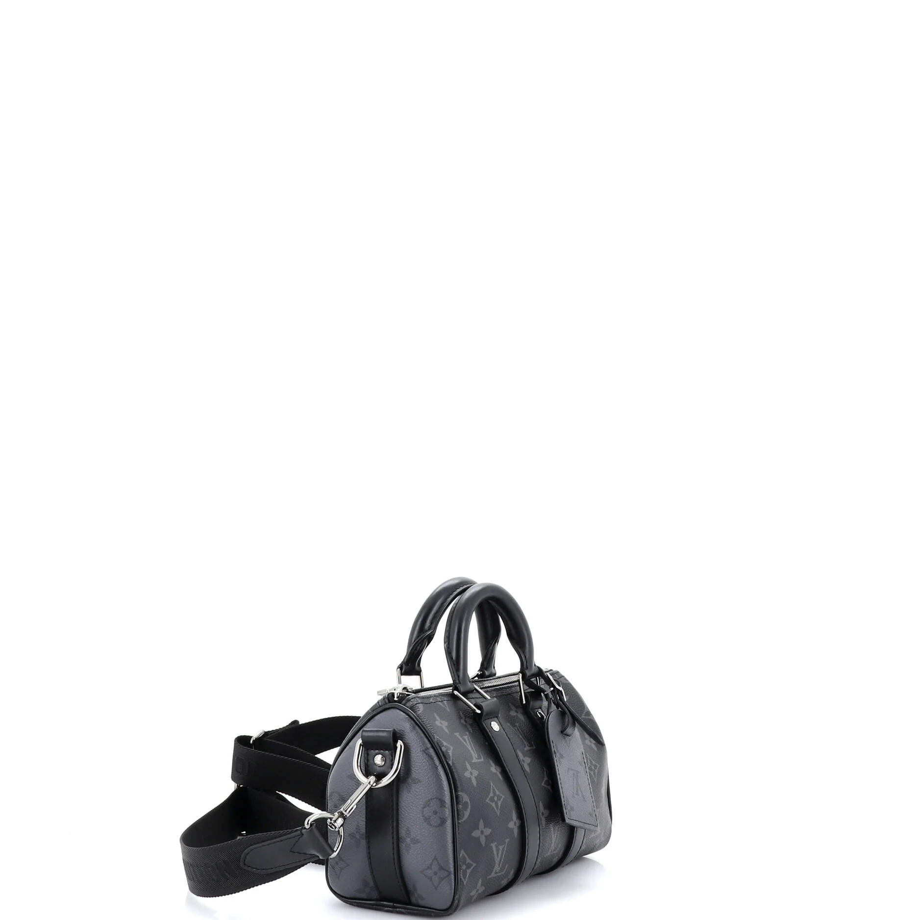 Keepall Bandouliere Bag Reverse Monogram Eclipse Canvas 25 - Image 2