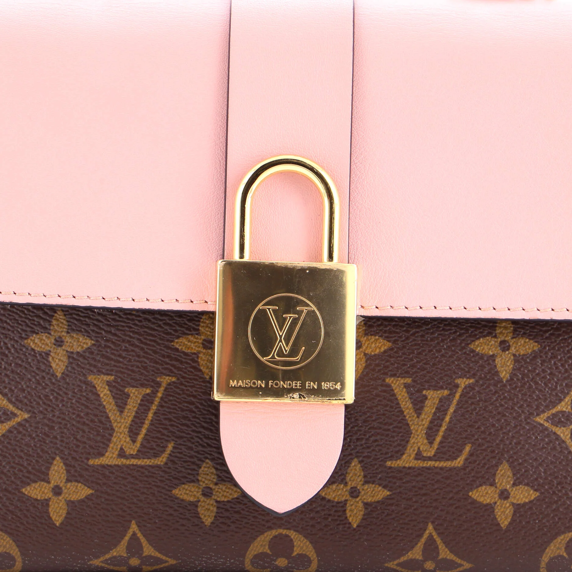 Locky Handbag Monogram Canvas with Leather BB - Image 6