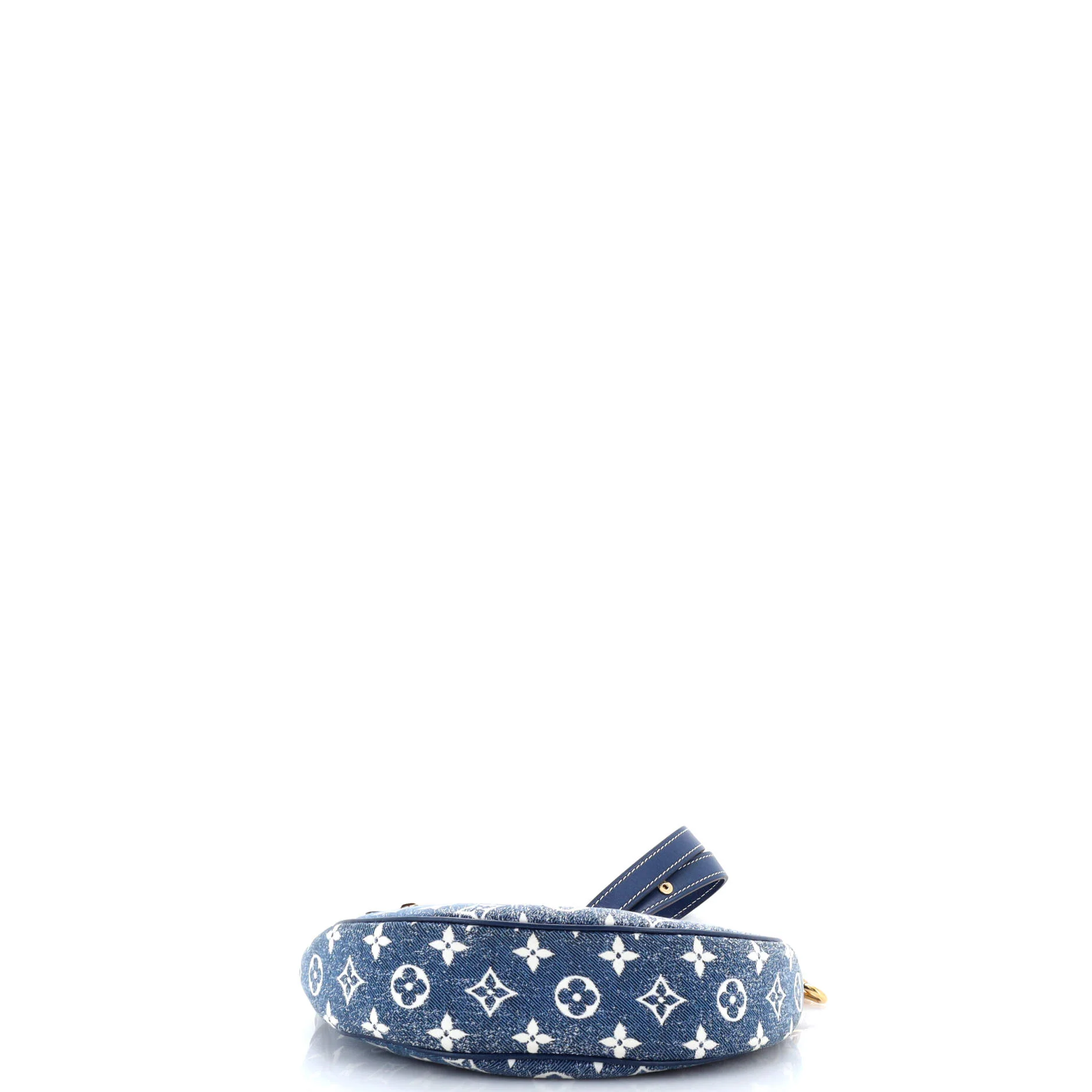 Loop Handbag Monogram Jacquard Denim - Image 4