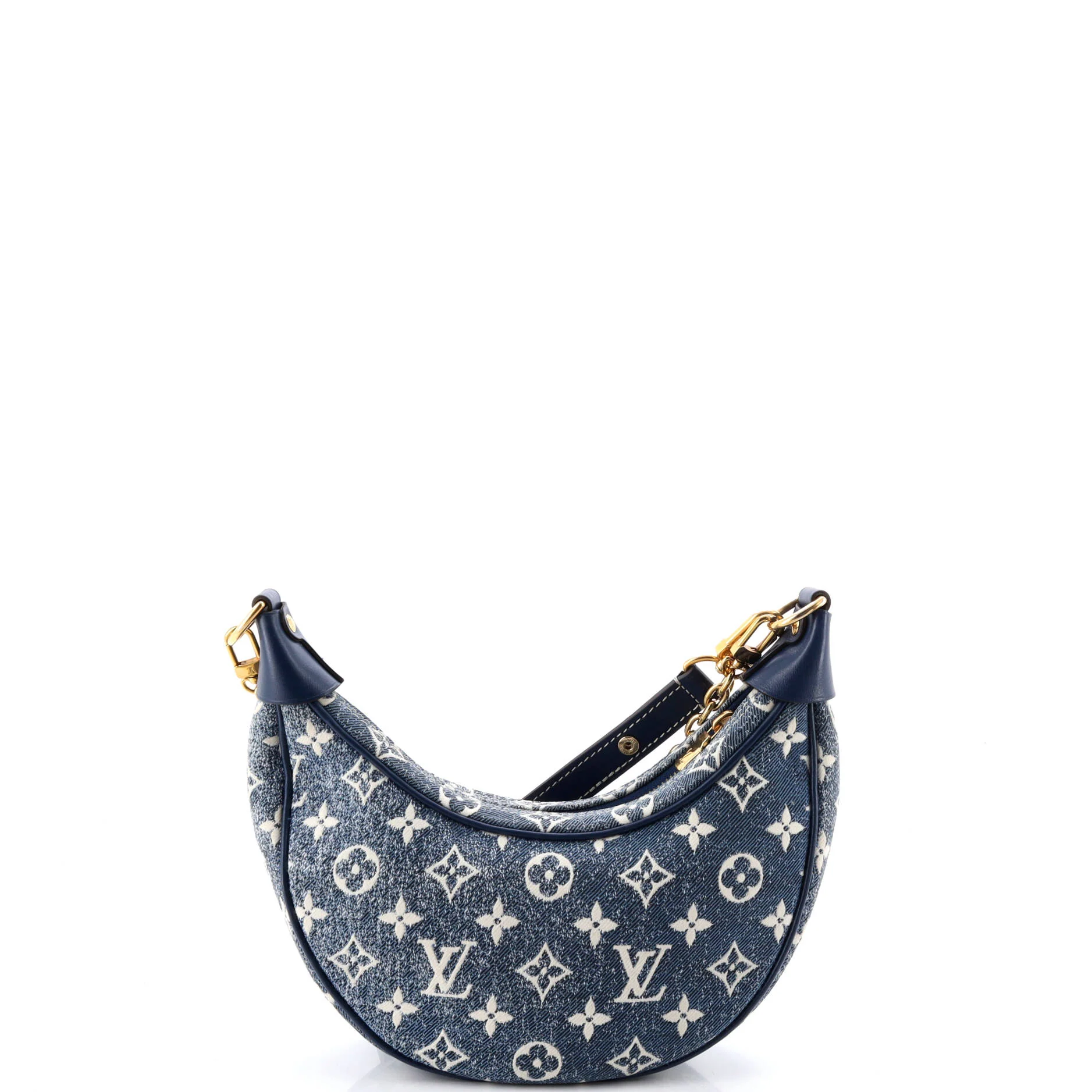 Loop Handbag Monogram Jacquard Denim - Image 3