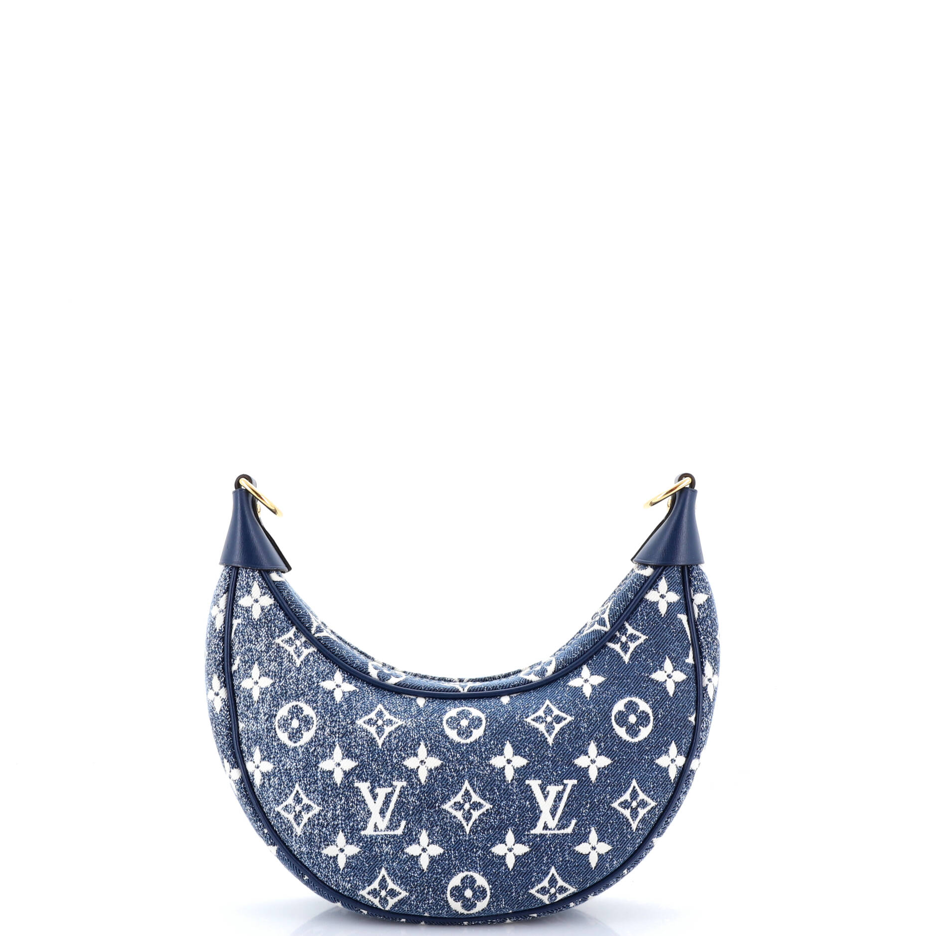 Loop Handbag Monogram Jacquard Denim - Image 3