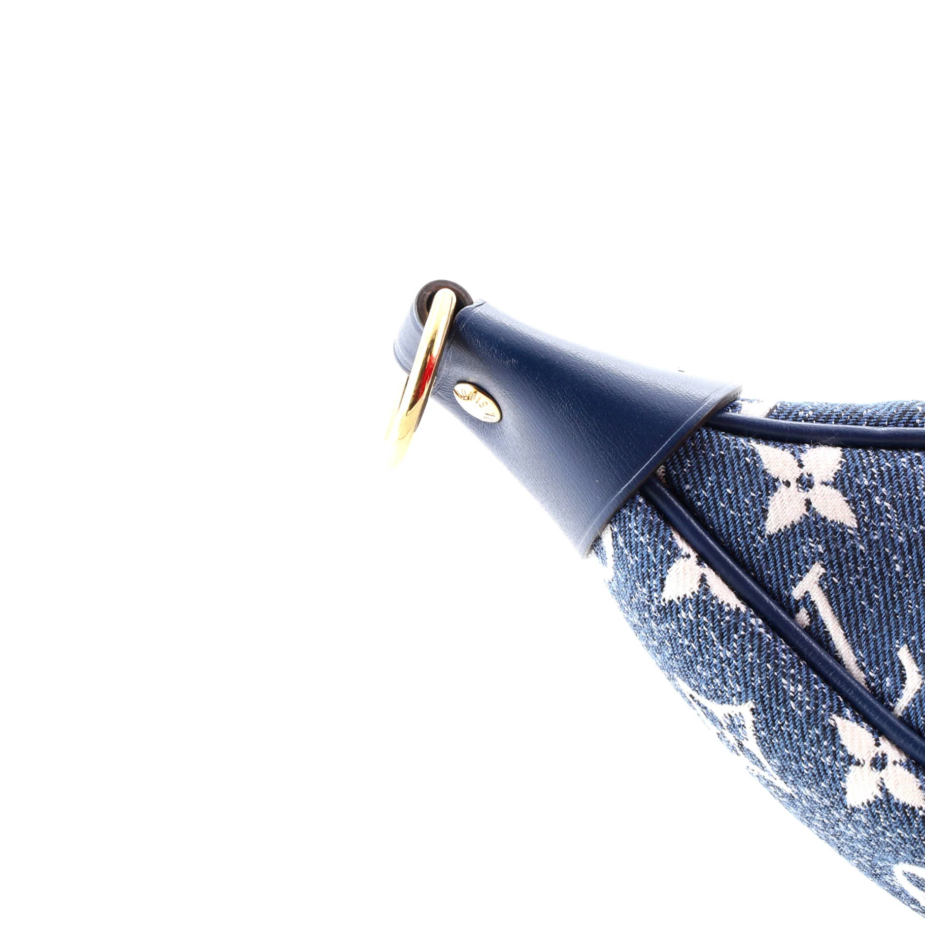 Loop Handbag Monogram Jacquard Denim - Image 6