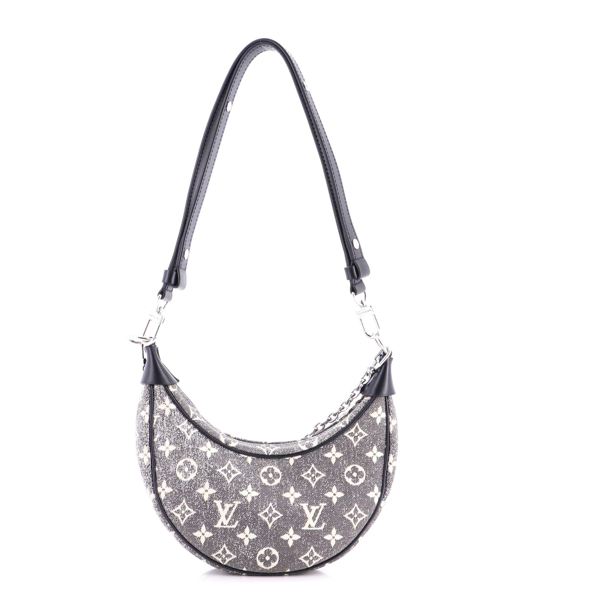 Loop Handbag Monogram Jacquard Denim - Image 3