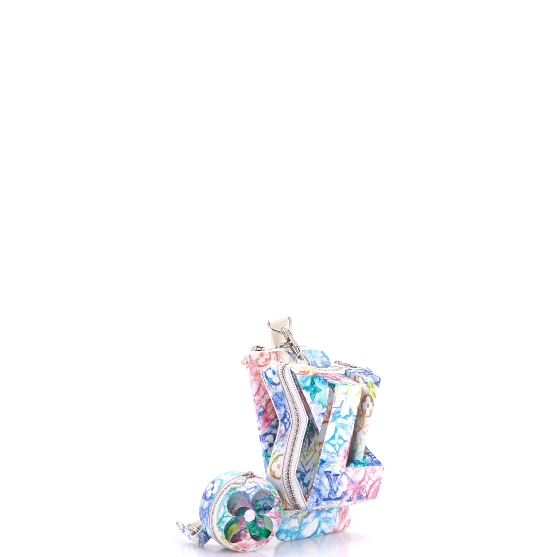 LV Block Limited Edition Monogram Pastel Multicolor - Image 2