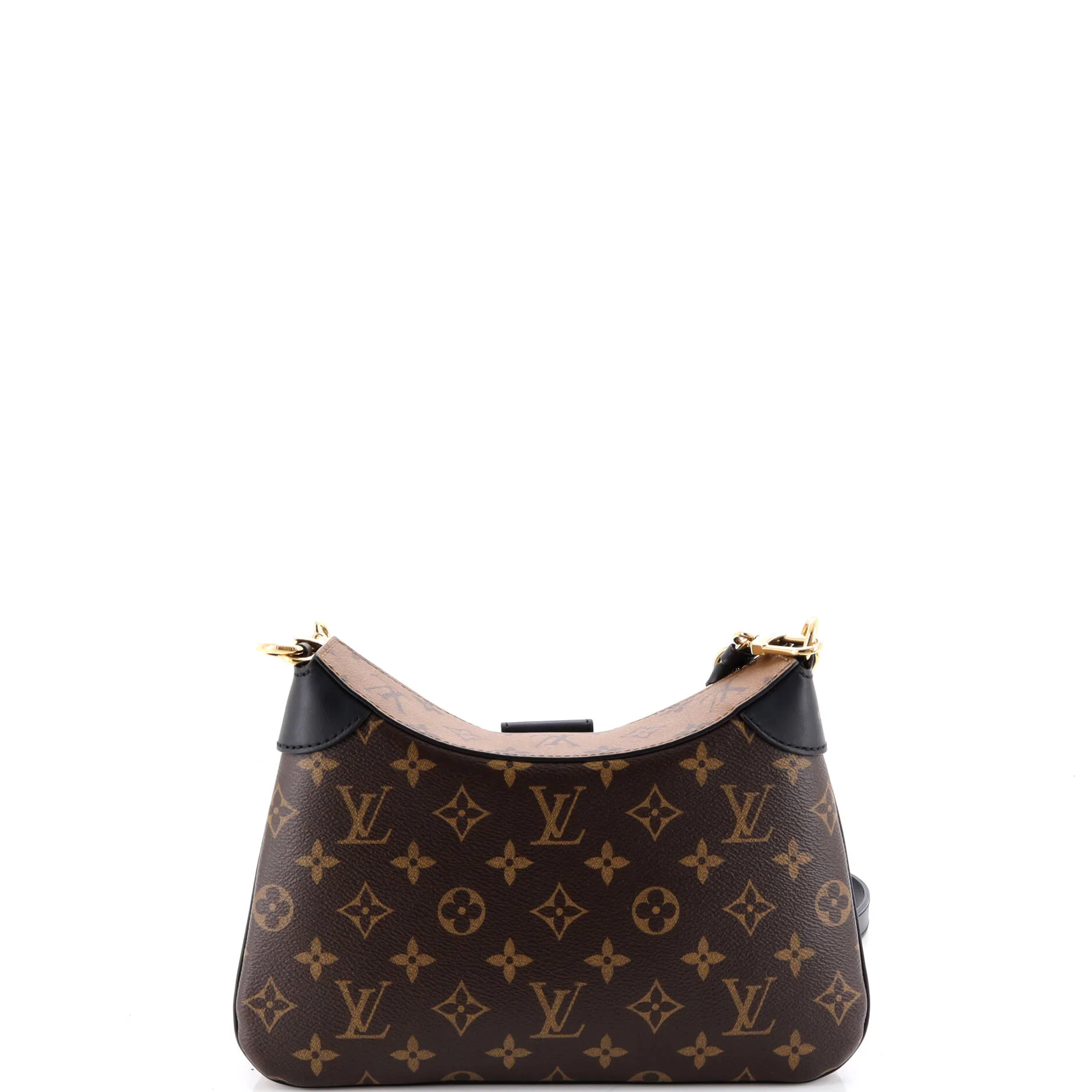 LV Twinny Handbag Monogram Canvas and Reverse Monogram Canvas with Leather - Image 3
