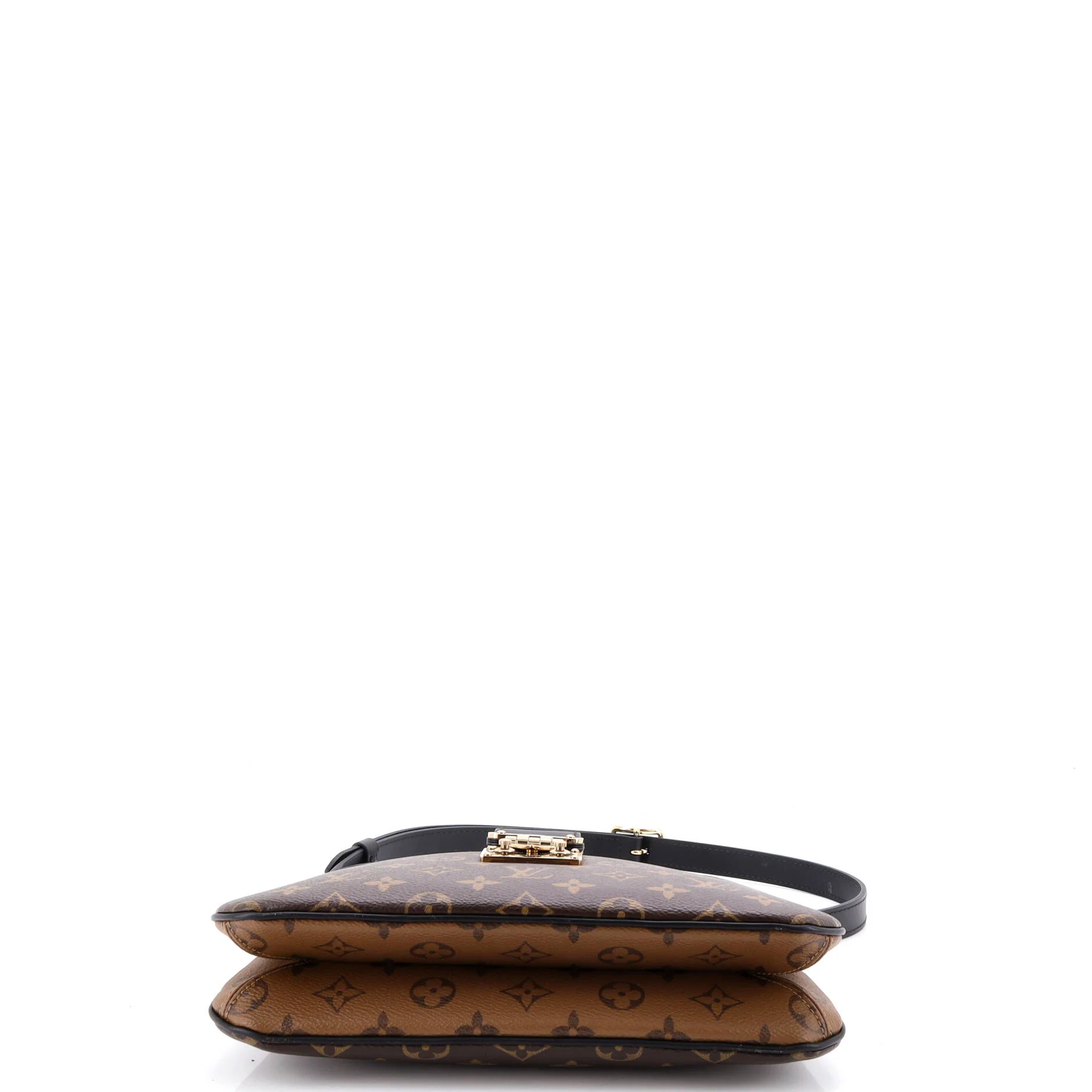 LV Twinny Handbag Monogram Canvas and Reverse Monogram Canvas with Leather - Image 4
