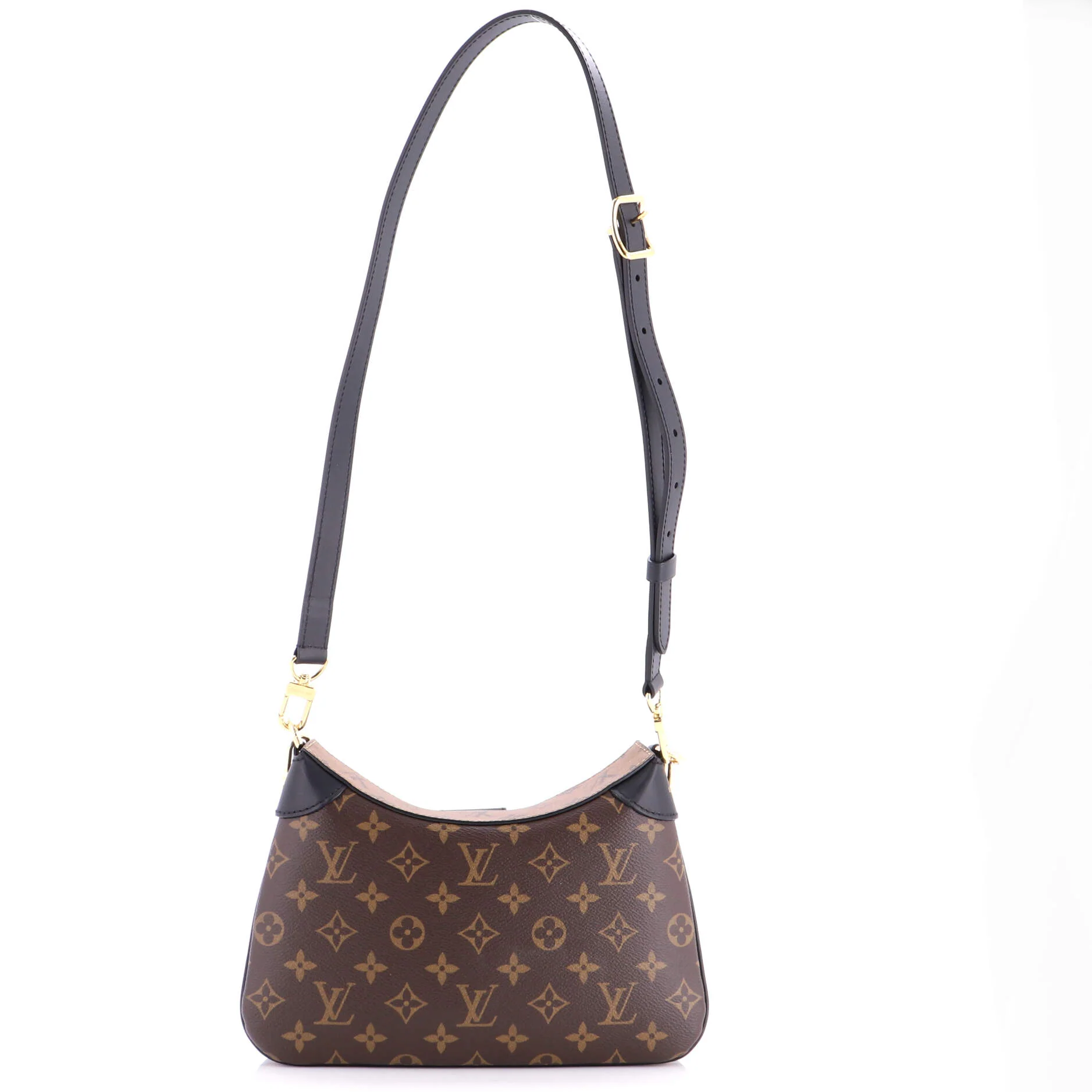 LV Twinny Handbag Monogram Canvas and Reverse Monogram Canvas with Leather - Image 3