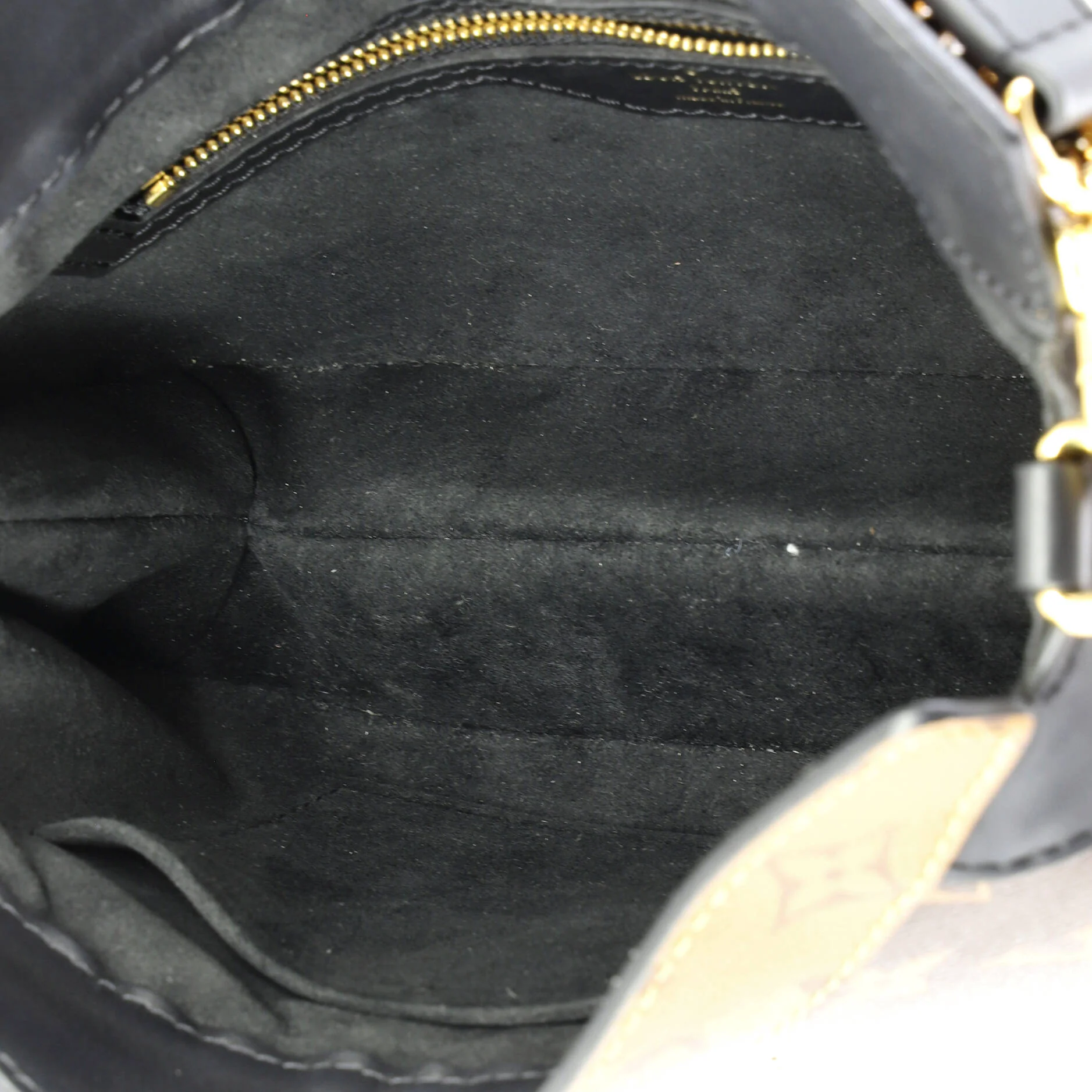 LV Twinny Handbag Monogram Canvas and Reverse Monogram Canvas with Leather - Image 5