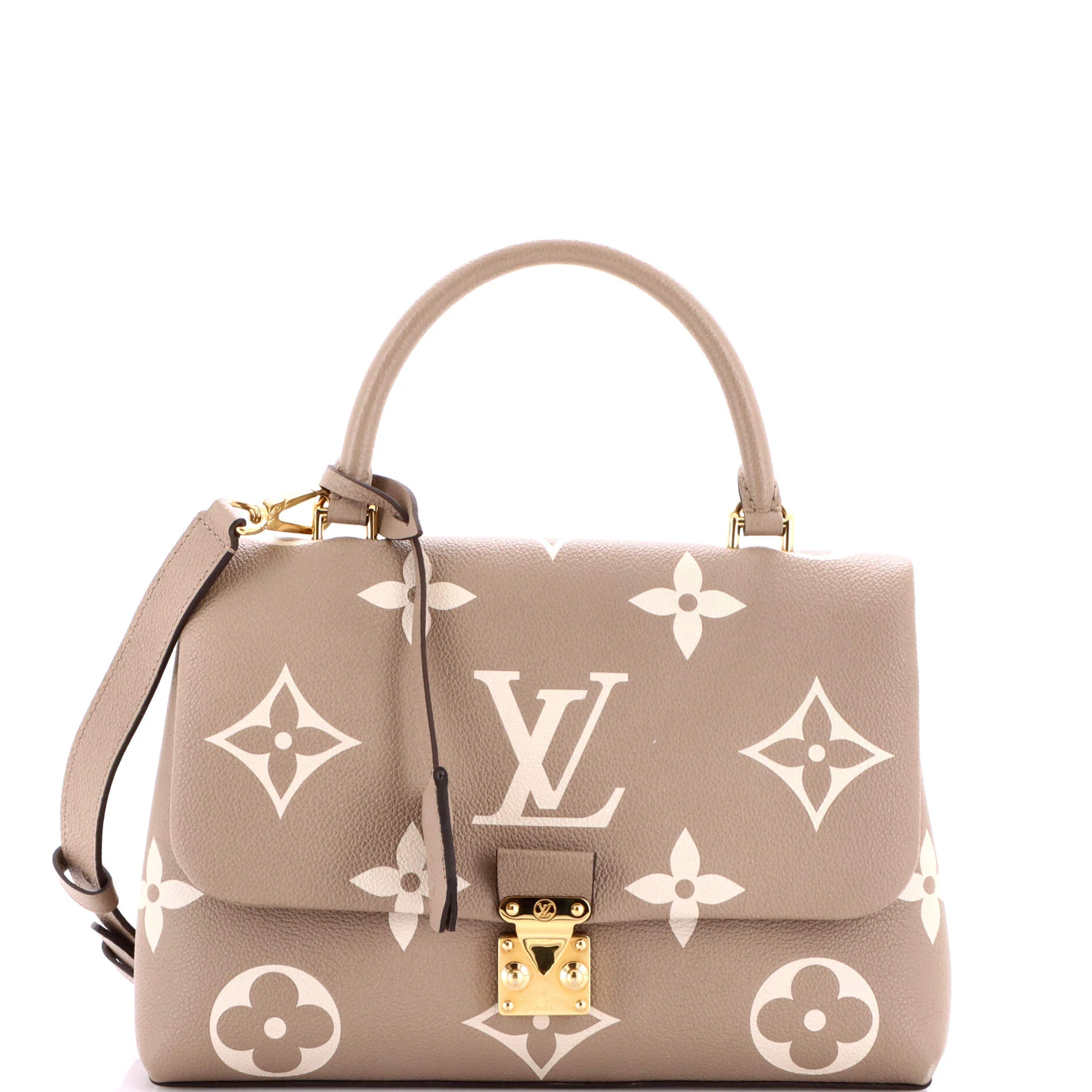 Madeleine Handbag Bicolor Monogram Empreinte Giant MM