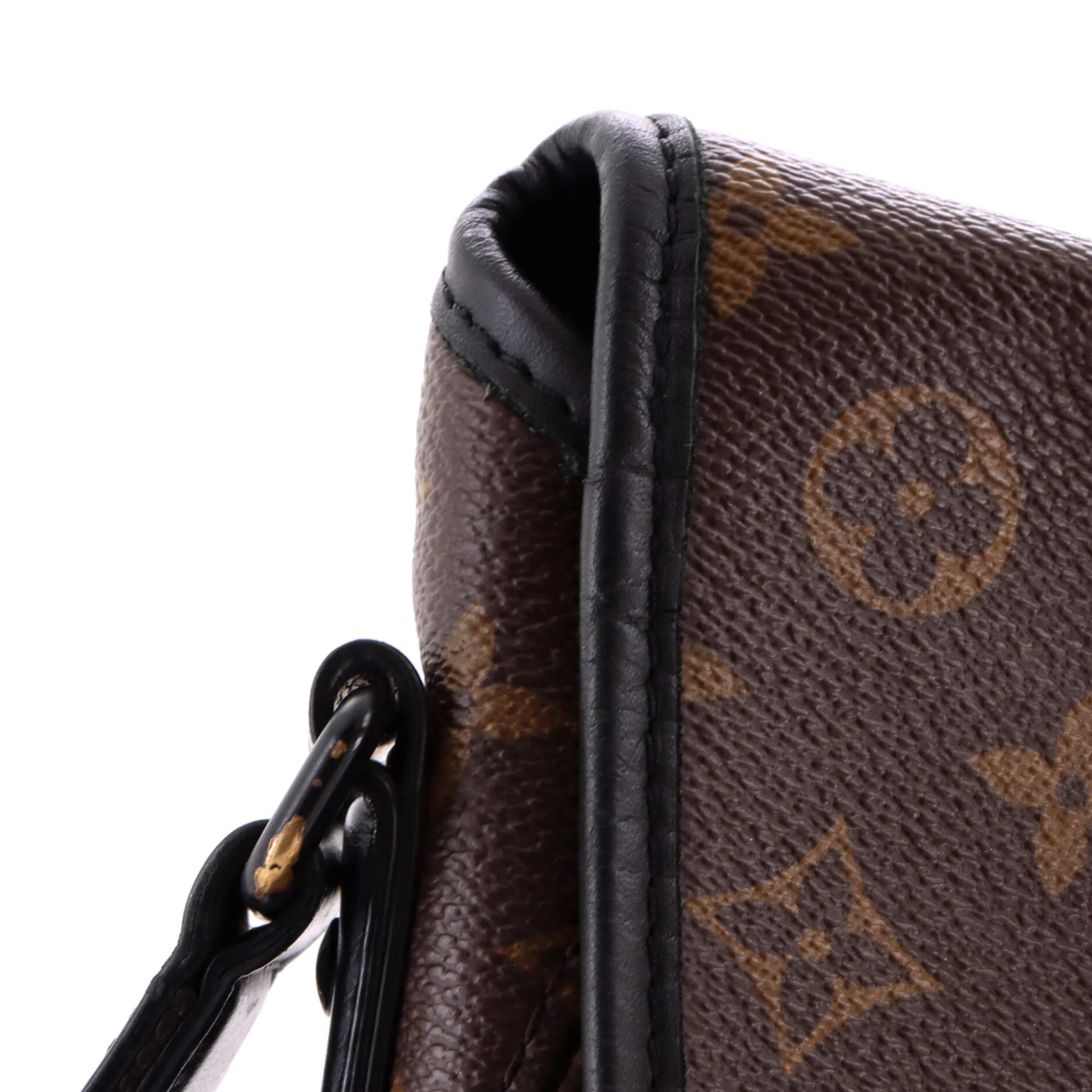 Magnetic Messenger Bag Macassar Monogram Canvas - Image 6