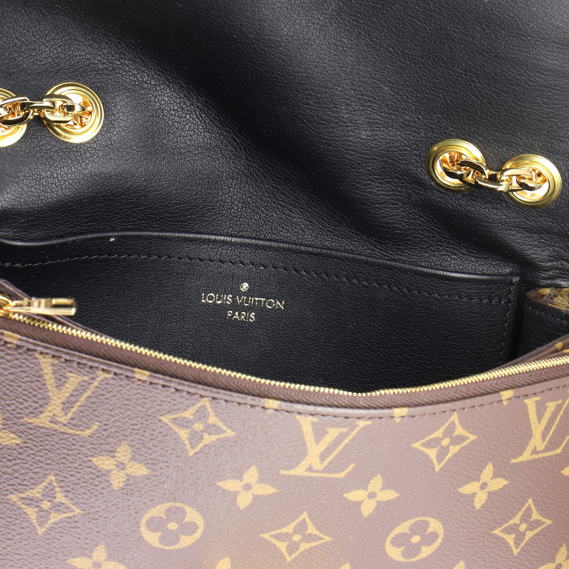 Marceau Handbag Monogram Canvas with Leather - Image 6
