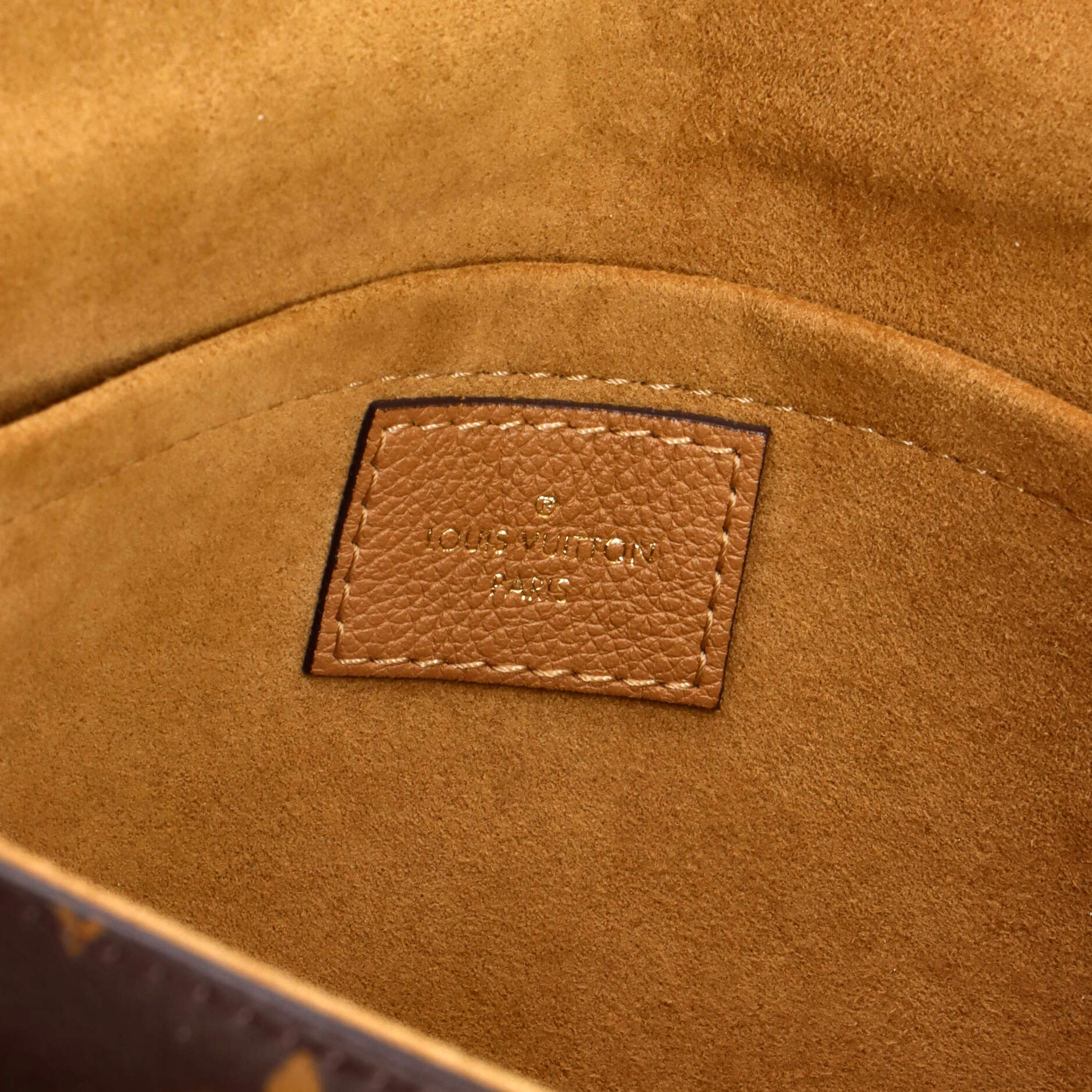 Marignan Handbag Monogram Canvas with Leather - Image 8