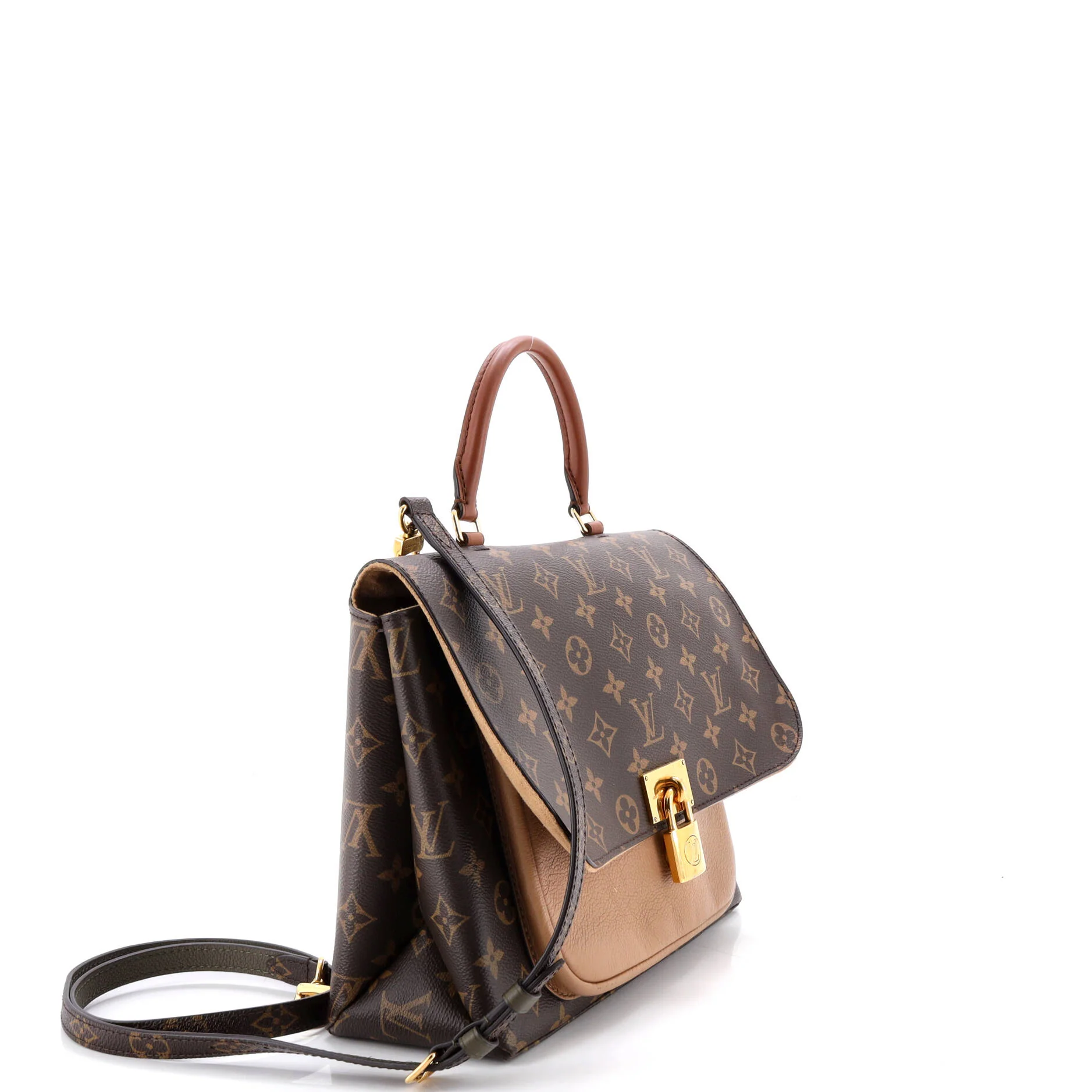Marignan Handbag Monogram Canvas with Leather - Image 2