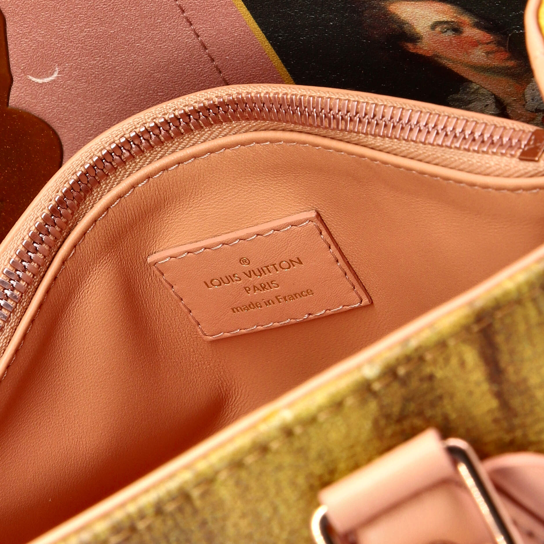 Montaigne Handbag Limited Edition Jeff Koons Fragonard Print Canvas MM - Image 6