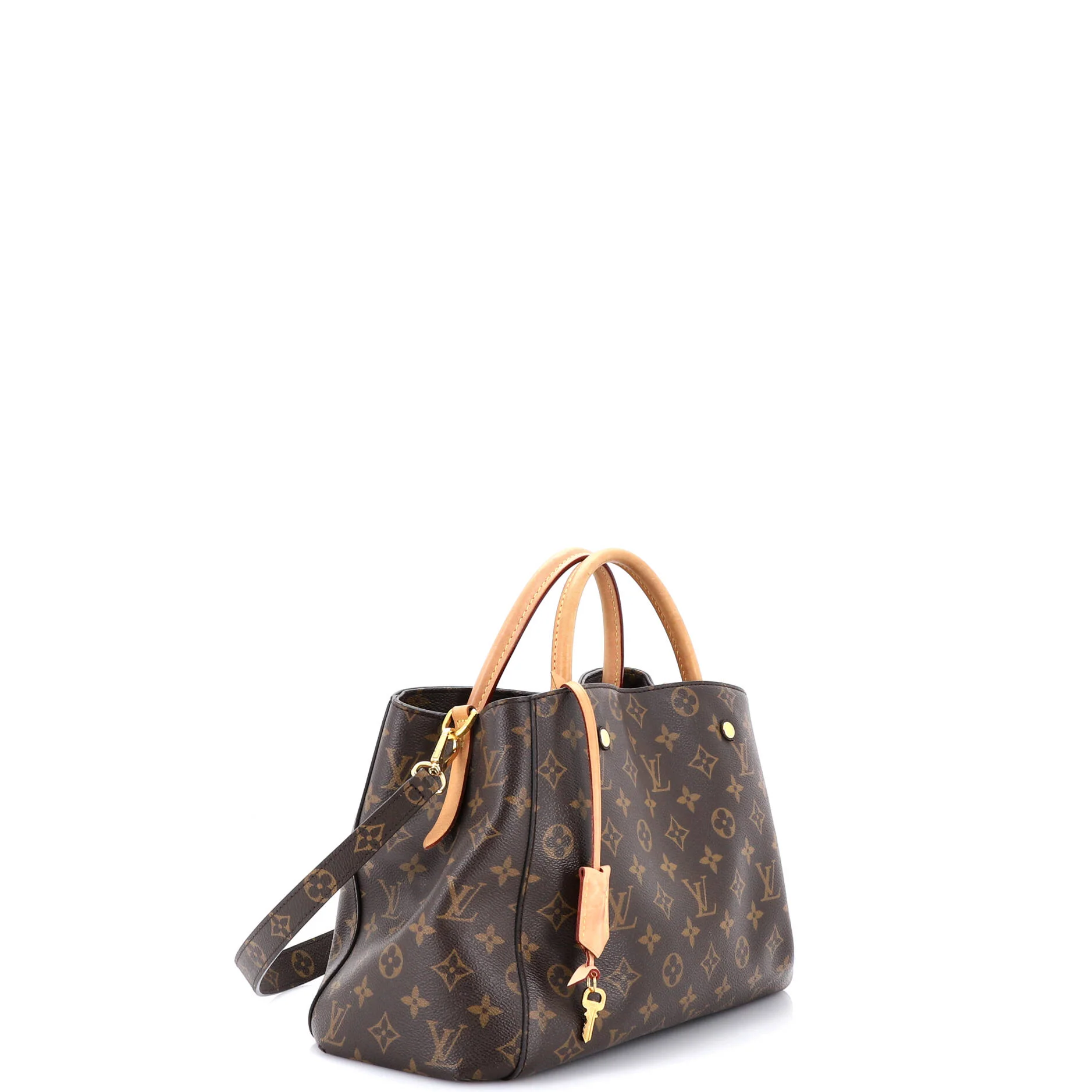 Montaigne Handbag Monogram Canvas MM - Image 2
