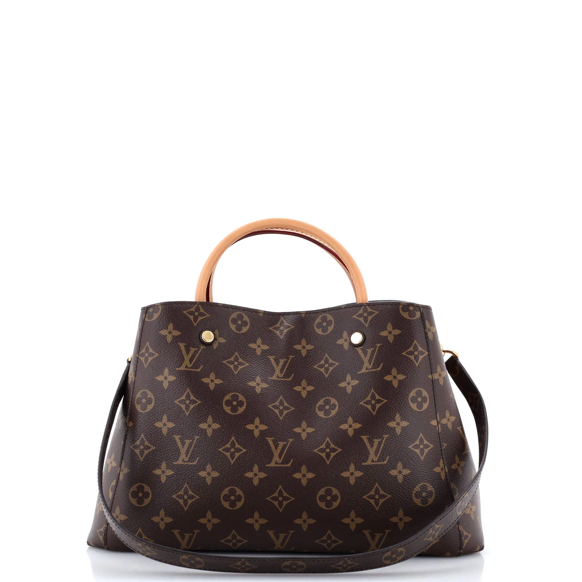 Montaigne Handbag Monogram Canvas MM - Image 3