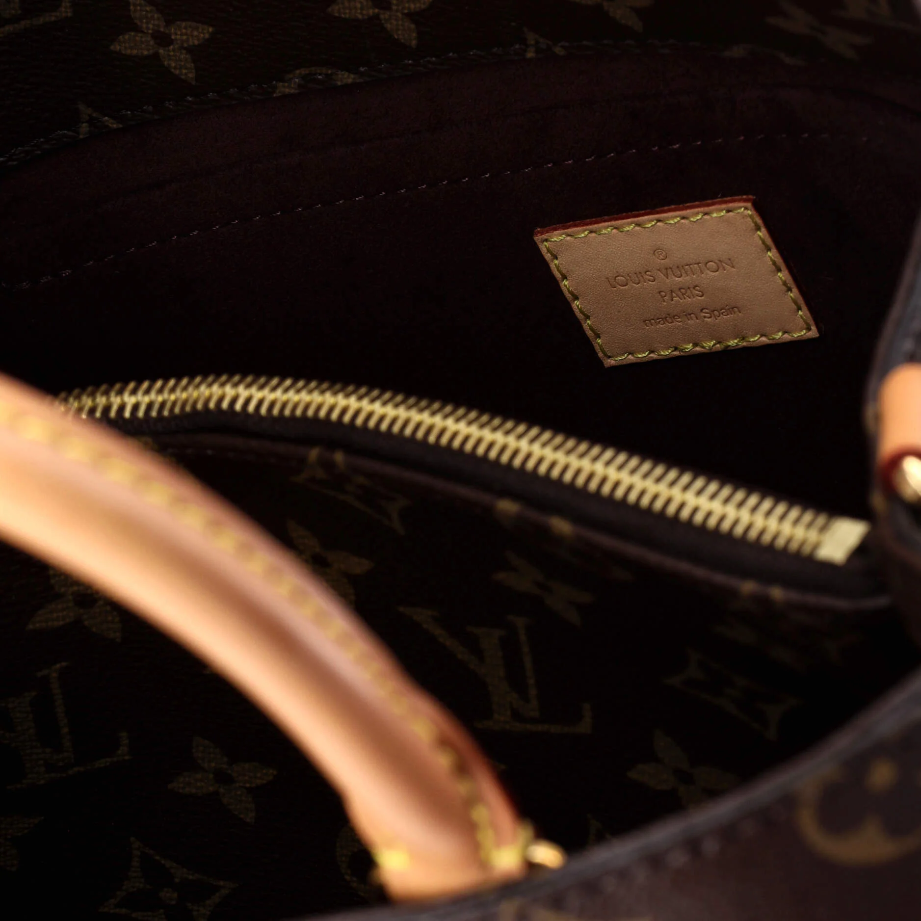 Montaigne Handbag Monogram Canvas MM - Image 6