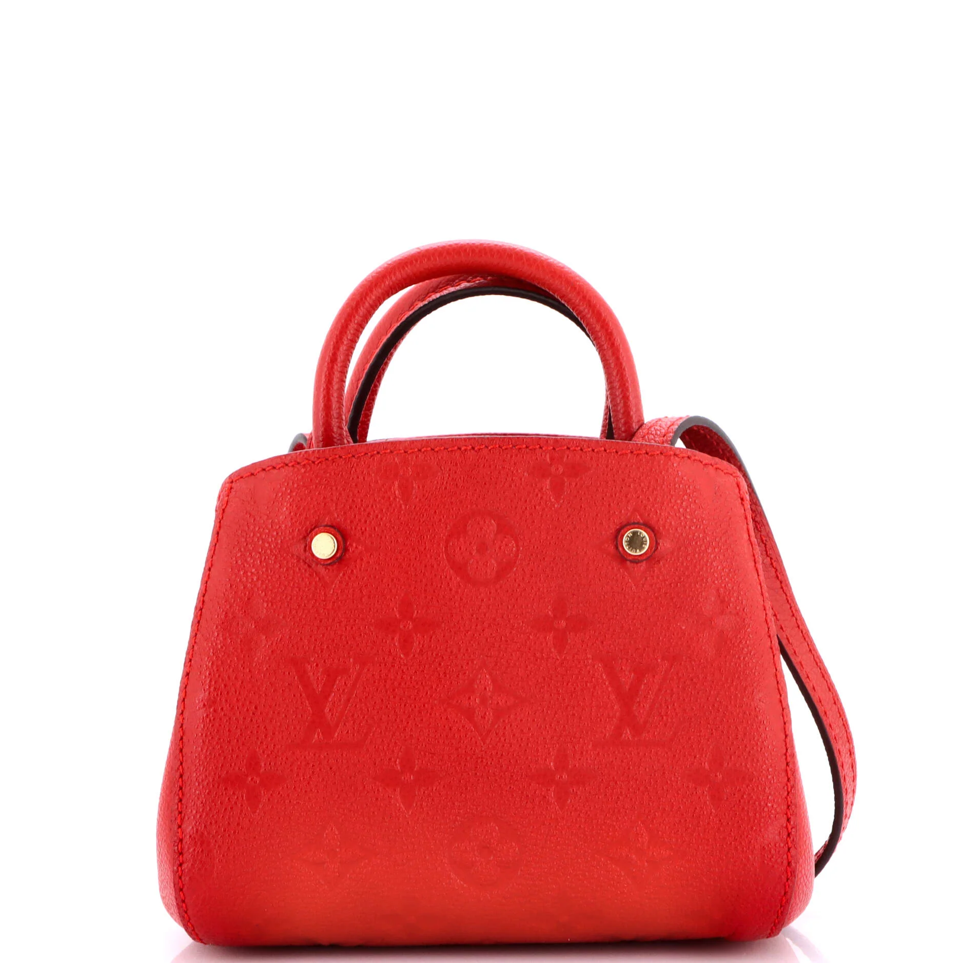 Montaigne Handbag Monogram Empreinte Leather Nano