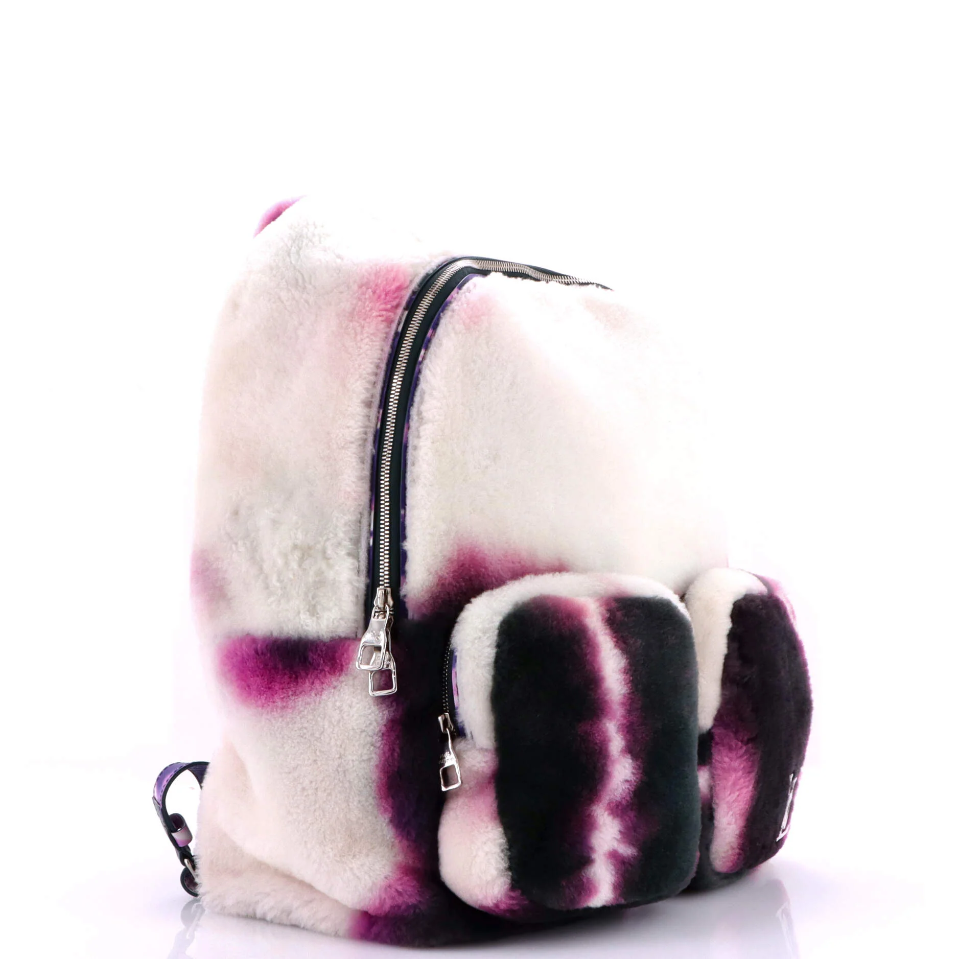 Multipocket Backpack Tie Dye Shearling - Image 2