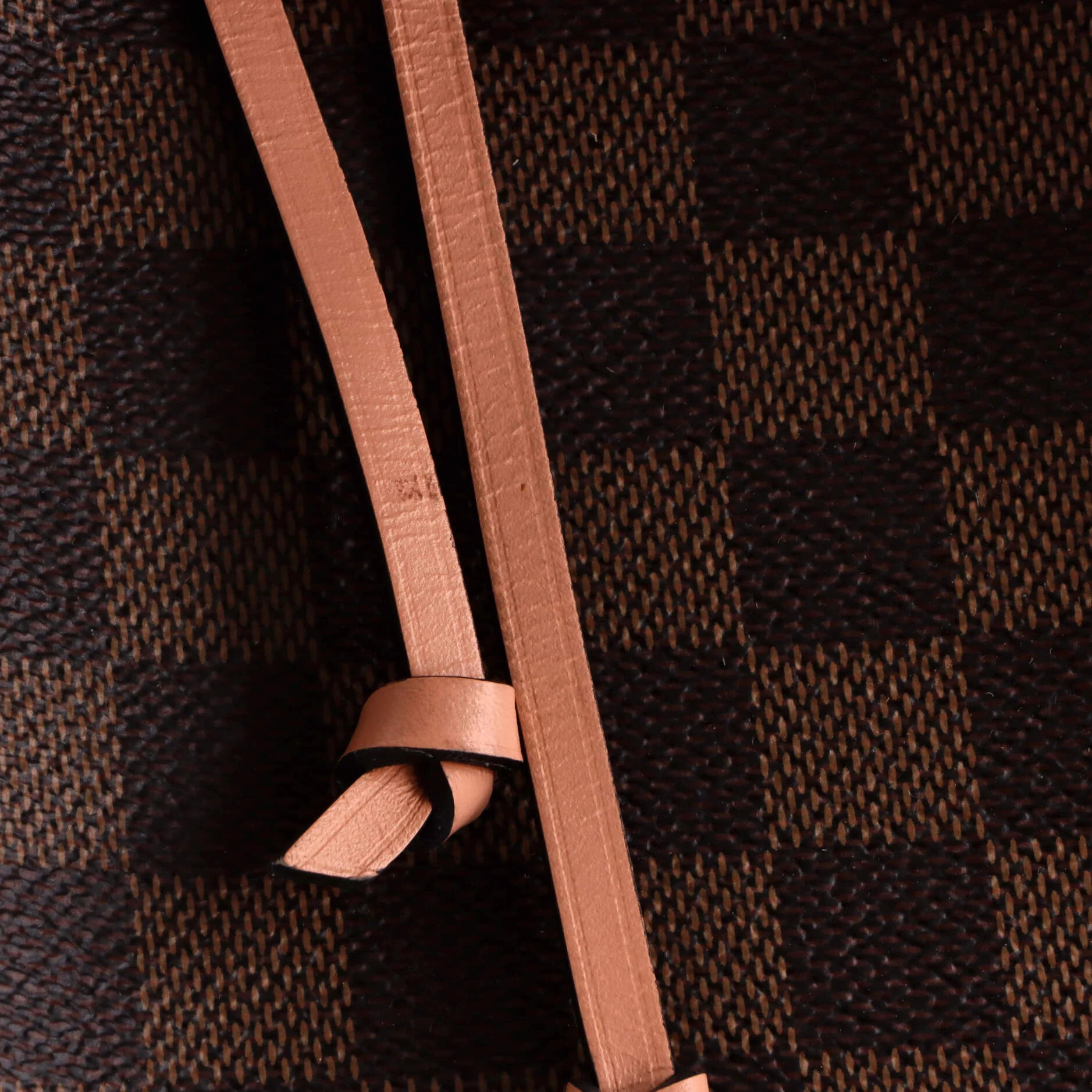 NeoNoe Handbag Damier with Leather MM - Image 6