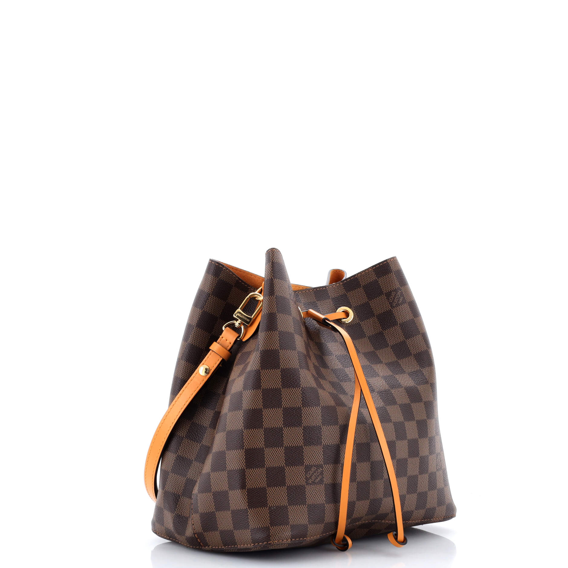 NeoNoe Handbag Damier with Leather MM - Image 2