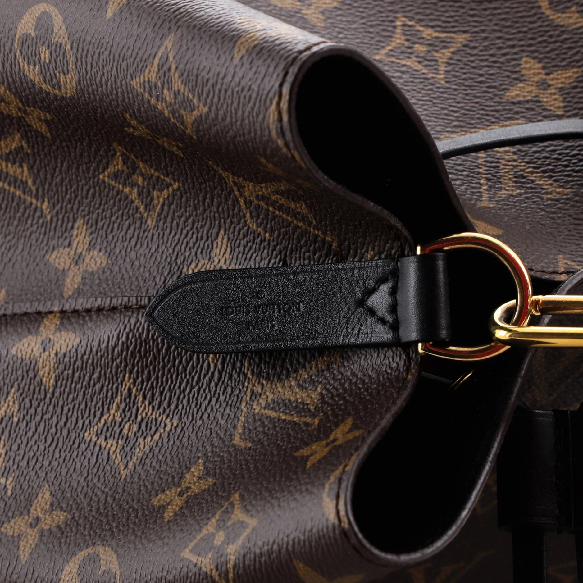NeoNoe Handbag Monogram Canvas with Leather MM - Image 6