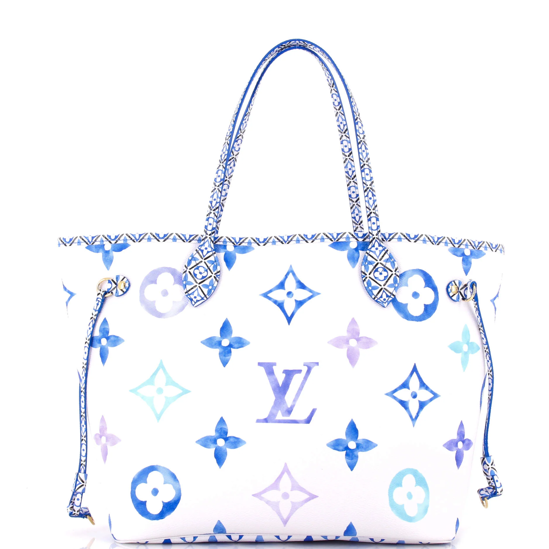 Neverfull NM Tote By The Pool Monogram Watercolor Giant MM - Image 2