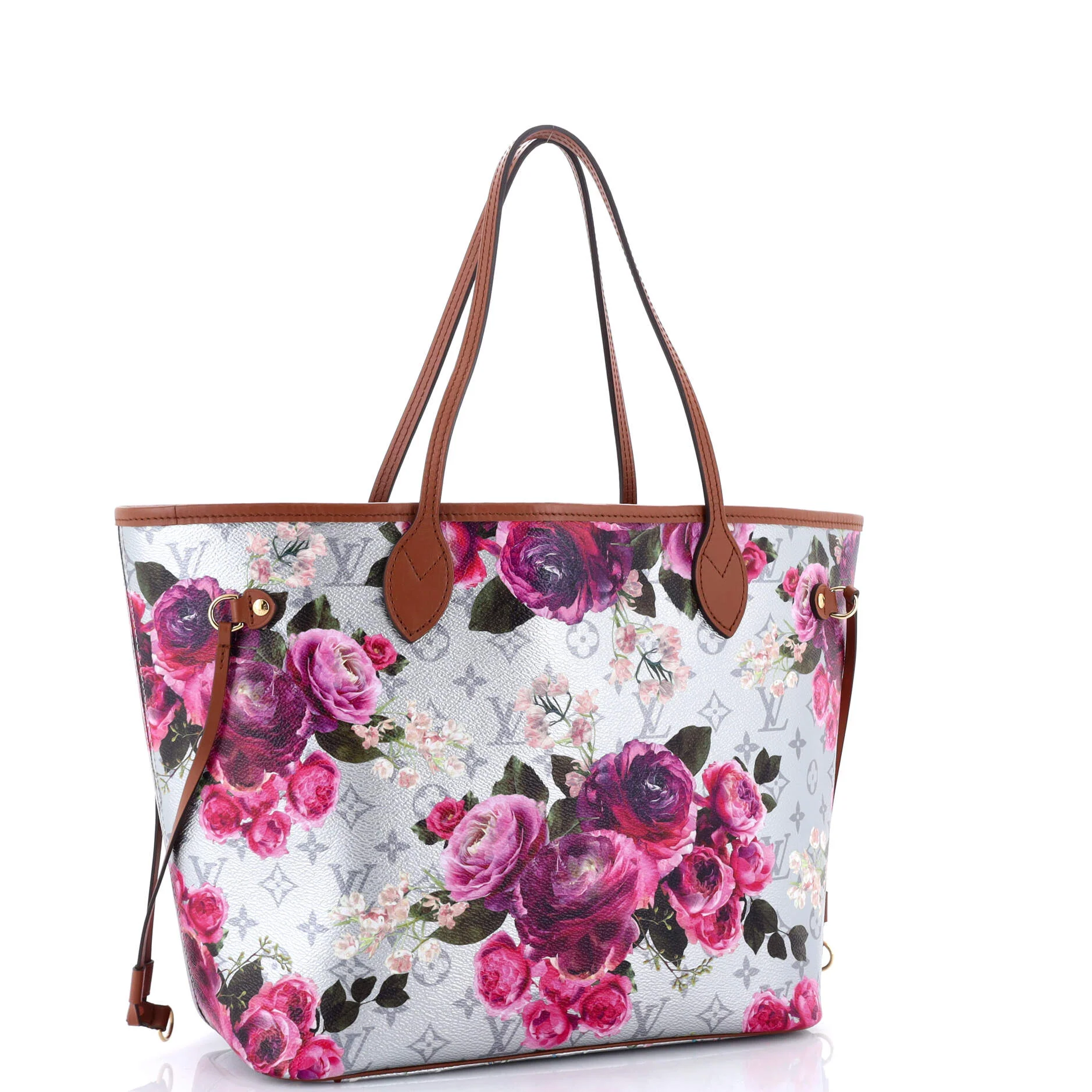 Neverfull NM Tote Limited Edition Garden Monogram Canvas MM - Image 3