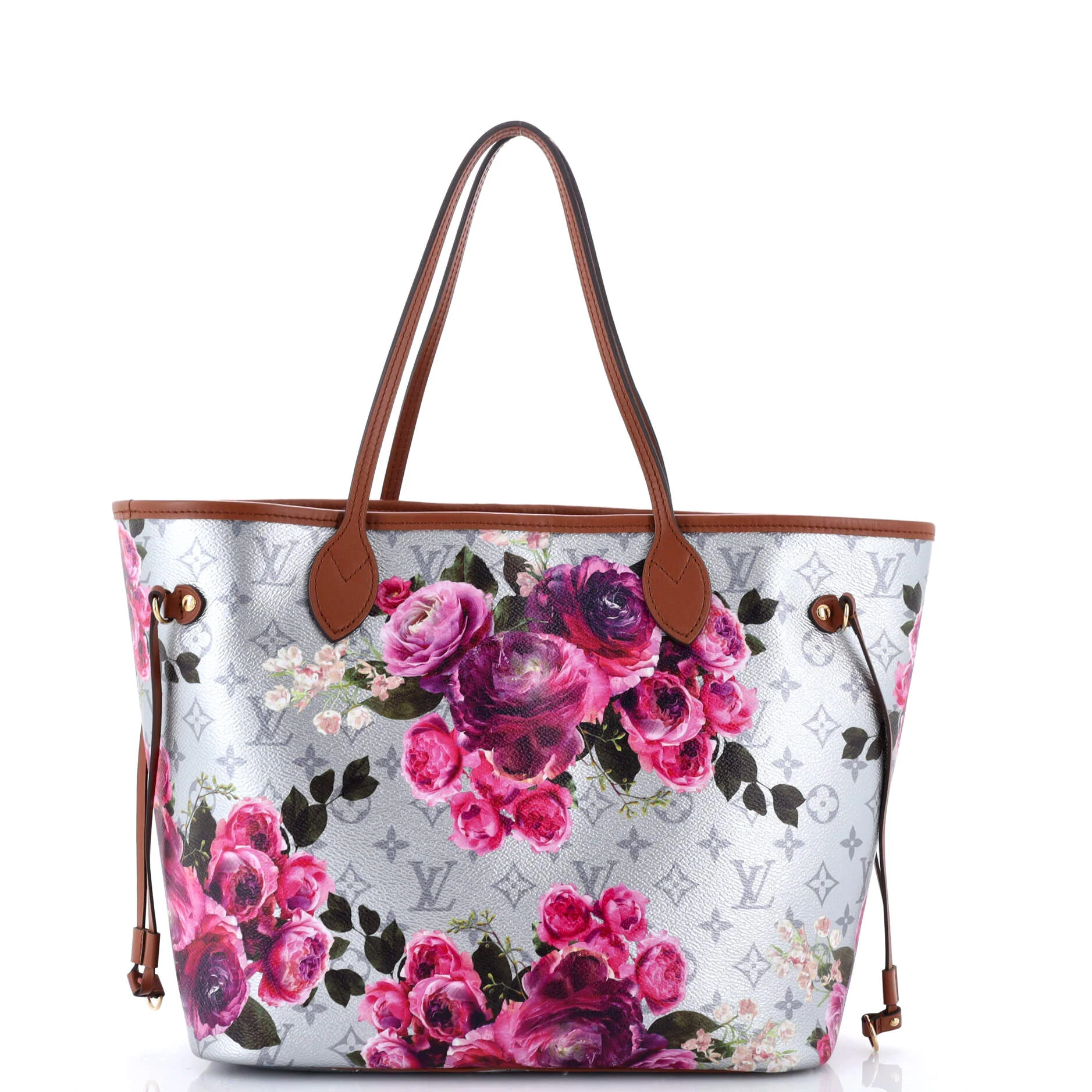 Neverfull NM Tote Limited Edition Garden Monogram Canvas MM - Image 4