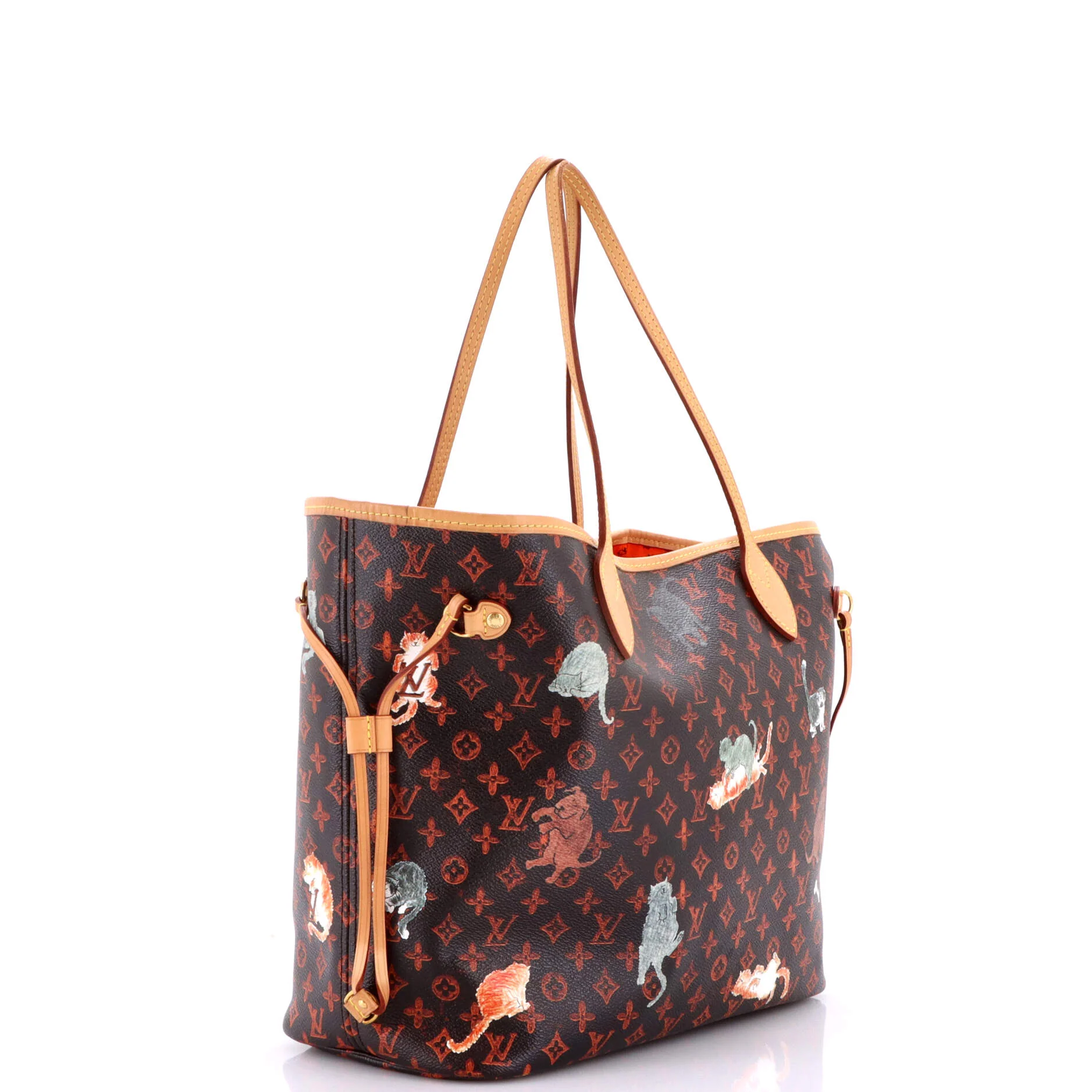 Neverfull NM Tote Limited Edition Grace Coddington Catogram Canvas MM - Image 3