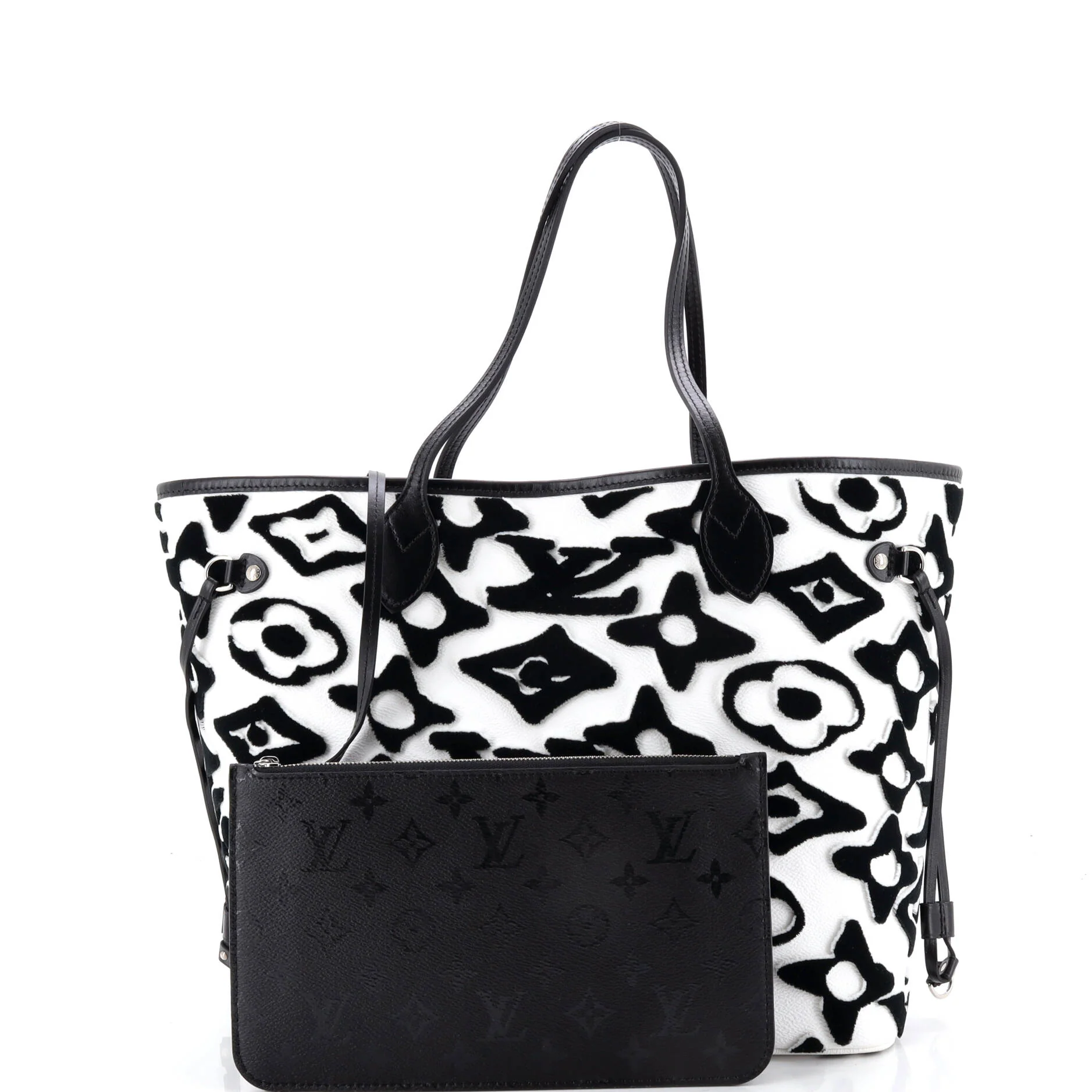 Neverfull NM Tote Limited Edition Urs Fischer Tufted Monogram Canvas MM - Image 2