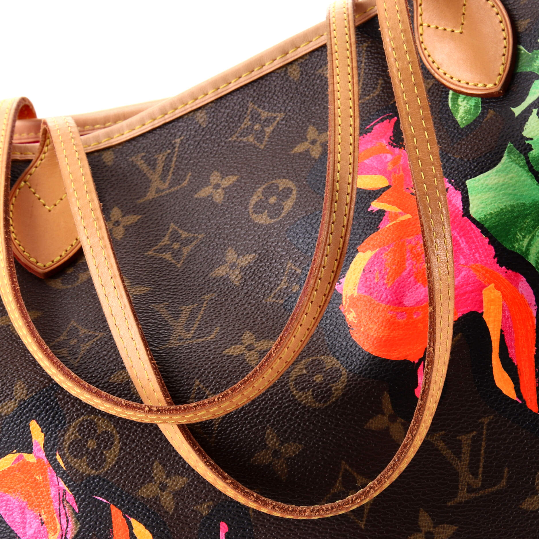 Neverfull Tote Limited Edition Monogram Roses MM - Image 7