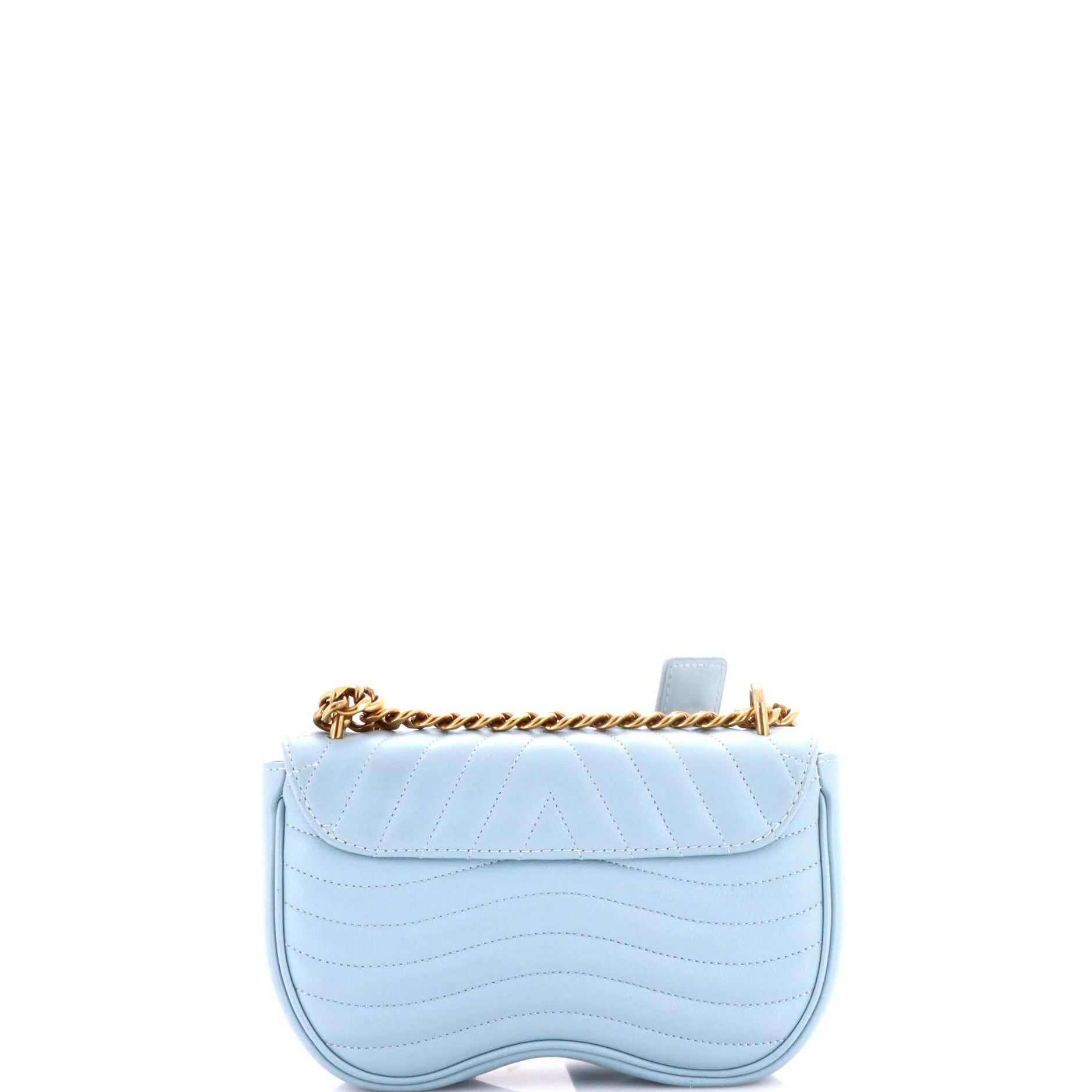 New Wave Chain Bag Quilted Leather PM - Image 3