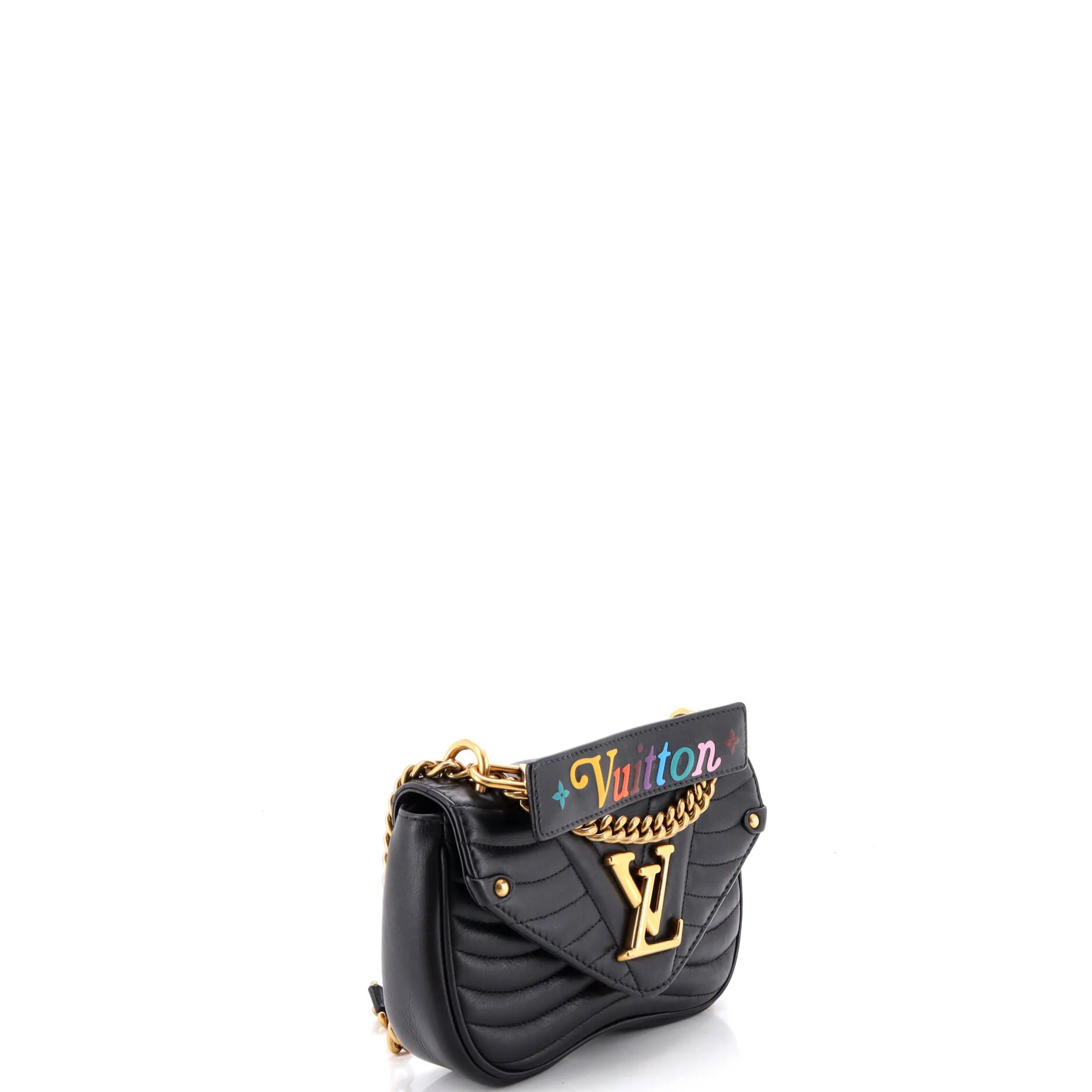 New Wave Chain Bag Quilted Leather PM - Image 2