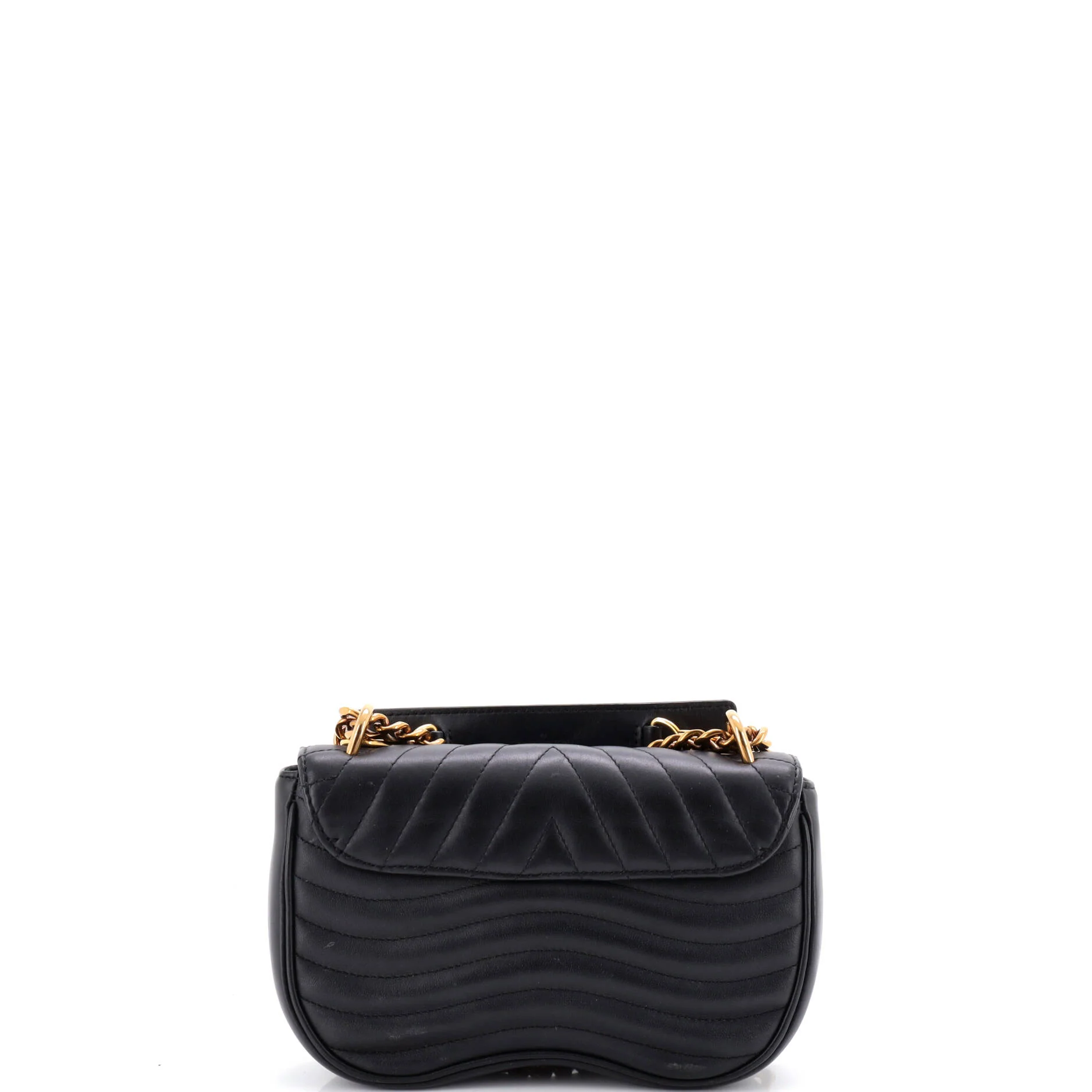 New Wave Chain Bag Quilted Leather PM - Image 3