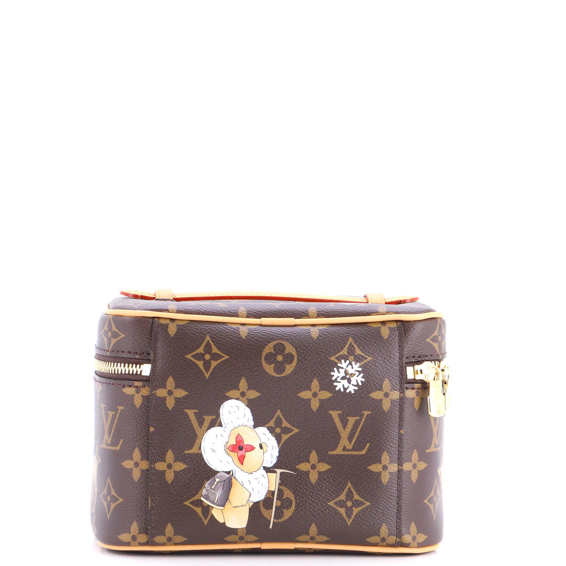 Nice Vanity Case Limited Edition Vivienne Xmas Monogram Canvas Mini - Image 3