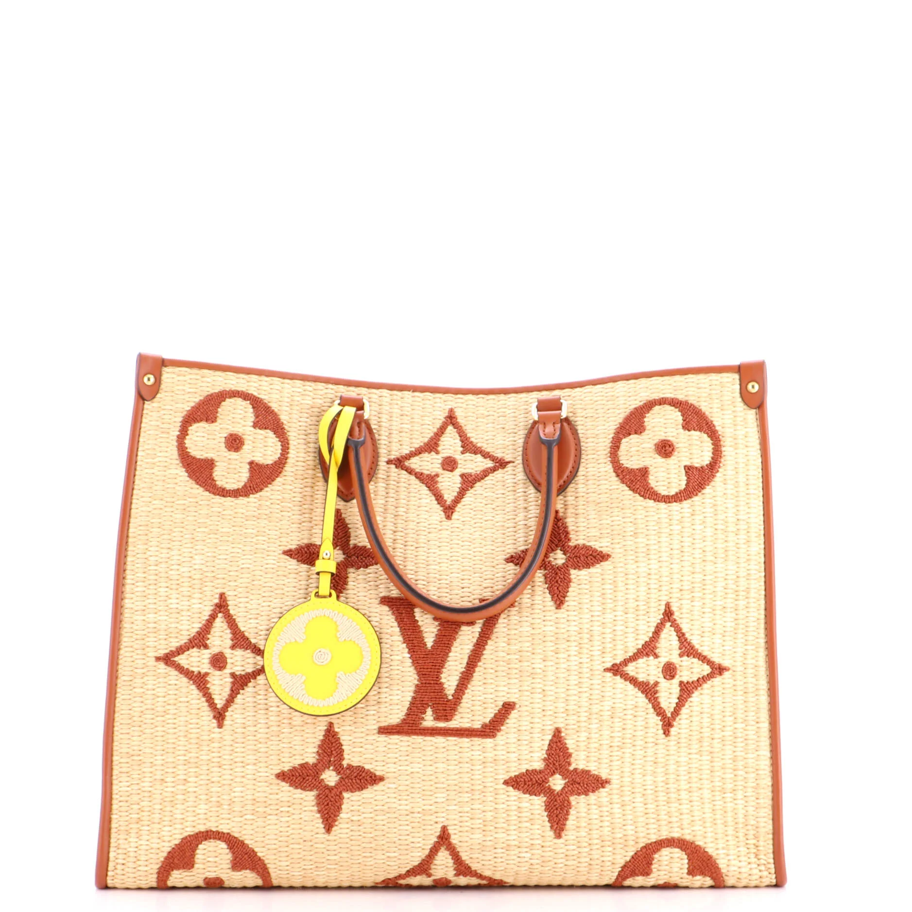 OnTheGo Tote Monogram Giant Raffia GM