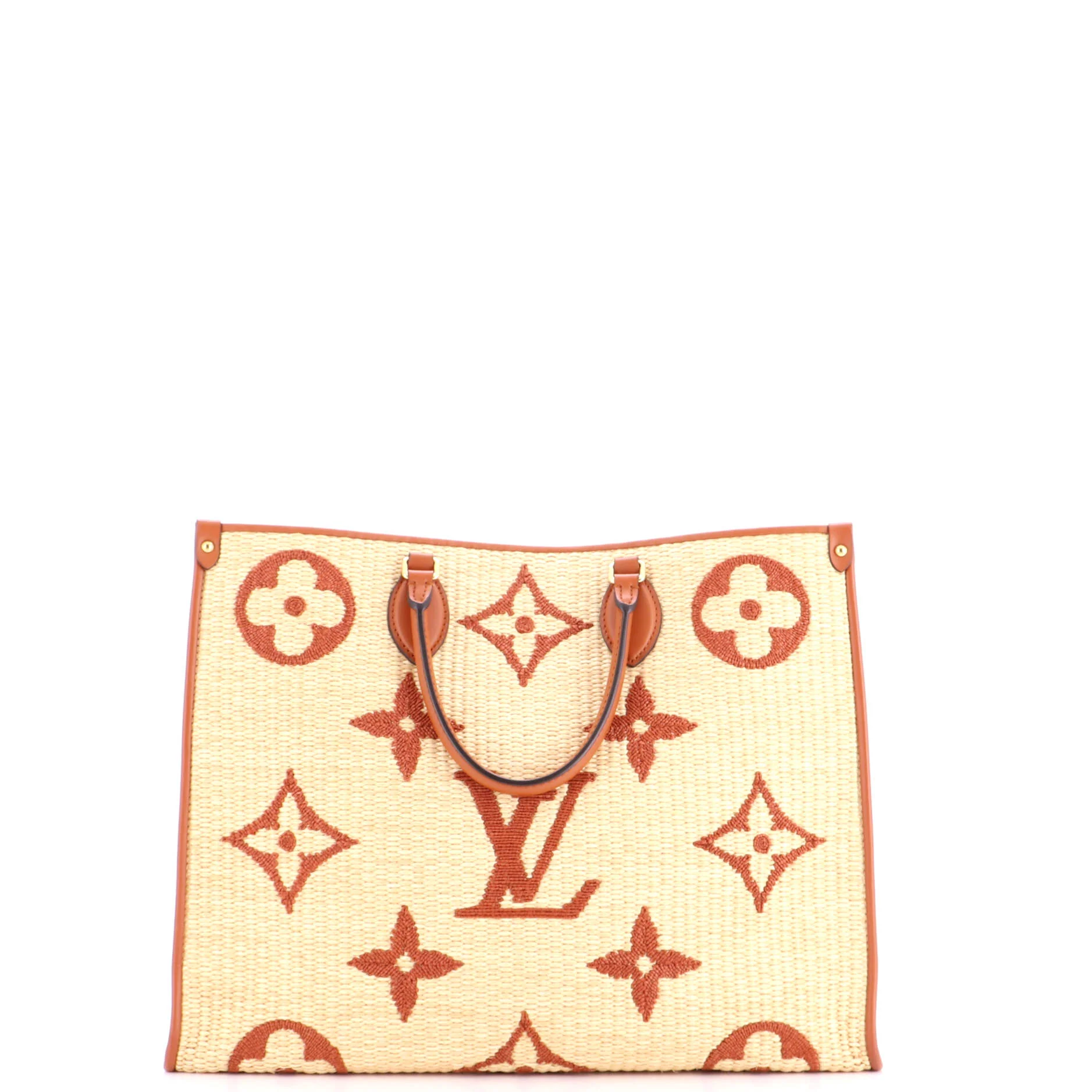OnTheGo Tote Monogram Giant Raffia GM - Image 3