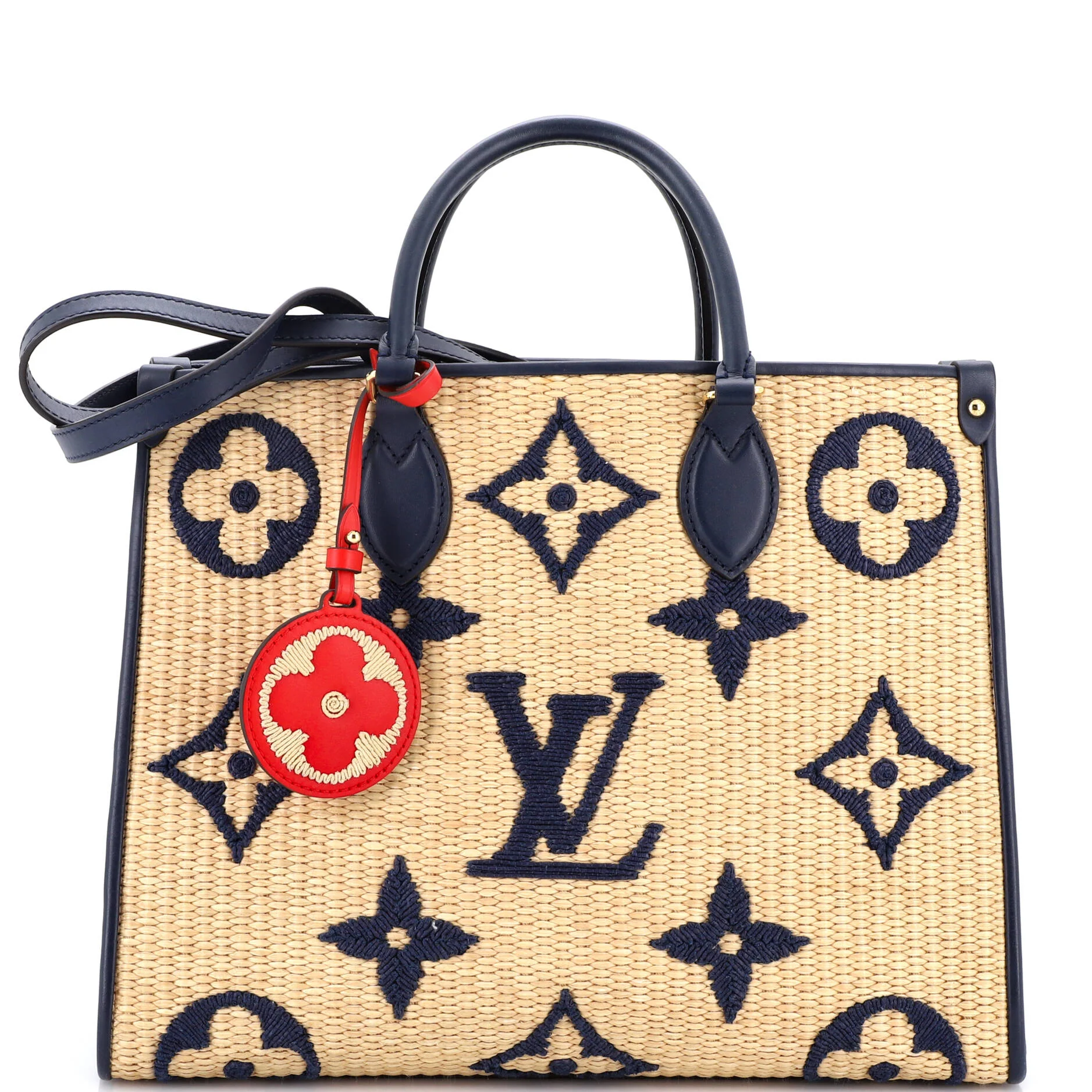 OnTheGo Tote Monogram Giant Raffia MM