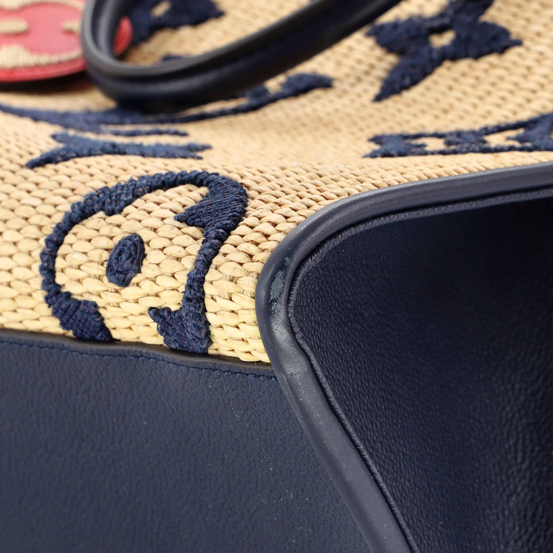 OnTheGo Tote Monogram Giant Raffia MM - Image 7