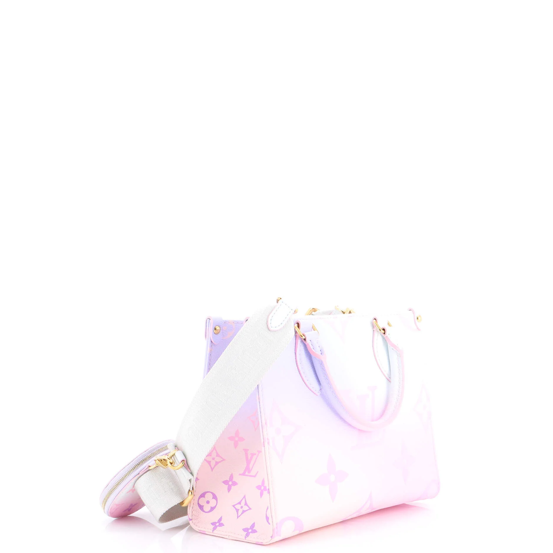 OnTheGo Tote Spring in the City Monogram Giant Canvas PM - Image 2