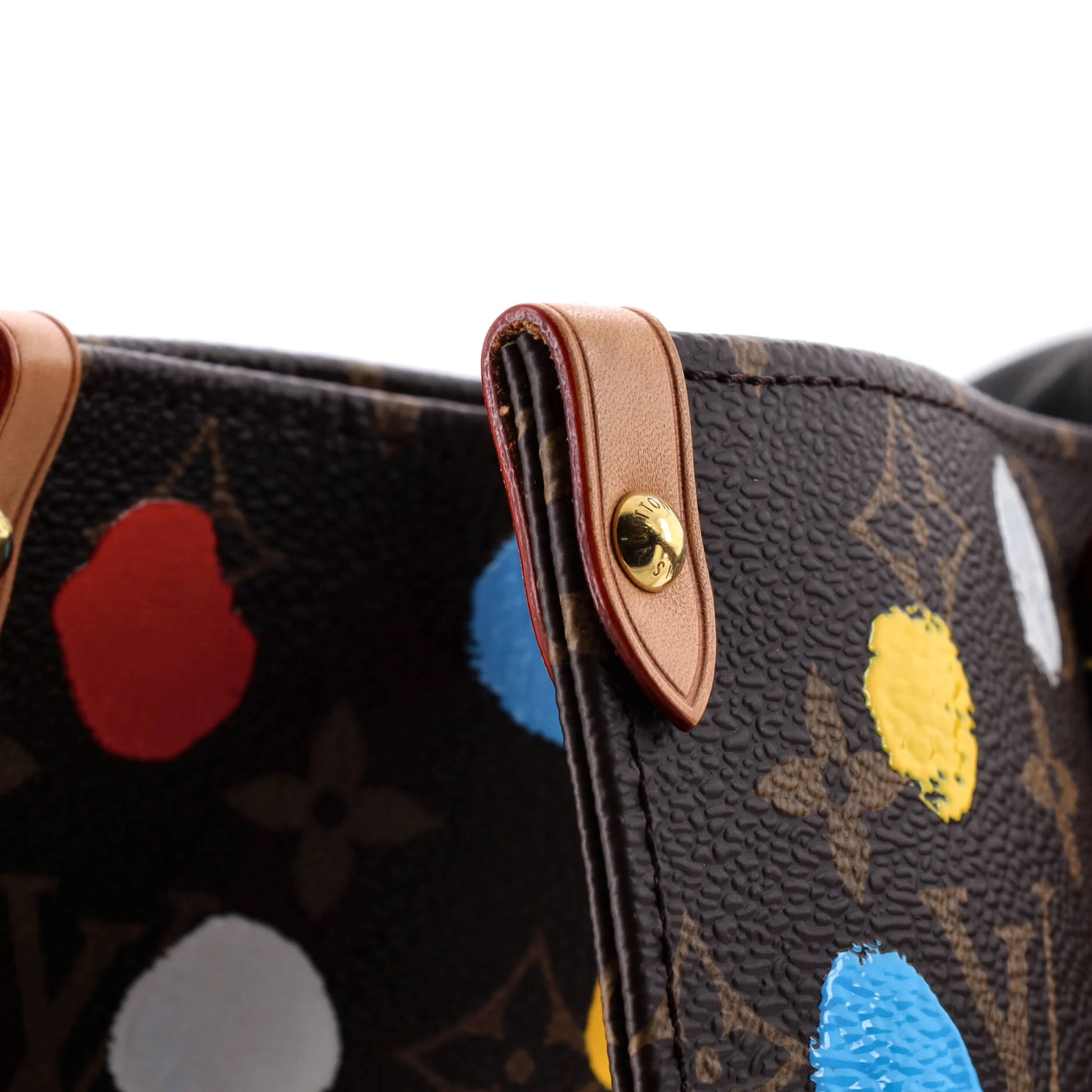 OnTheGo Tote Yayoi Kusama Painted Dots Monogram Canvas MM - Image 6